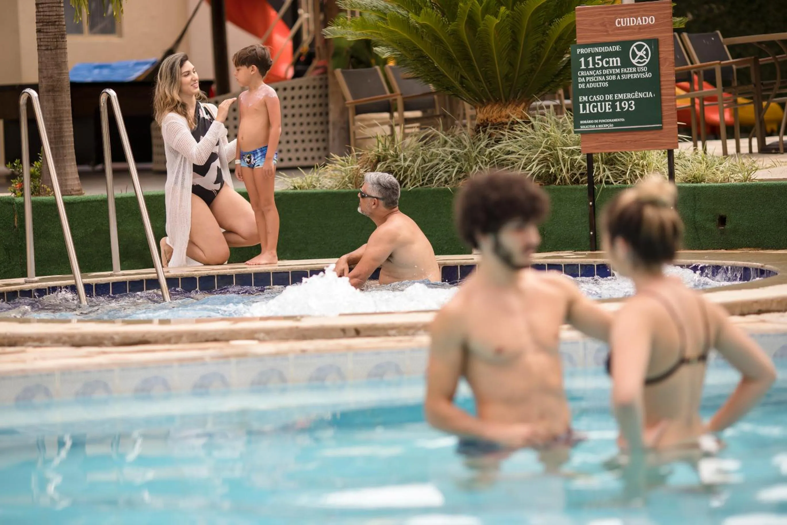 Aqua park in Hotel Morada das Águas