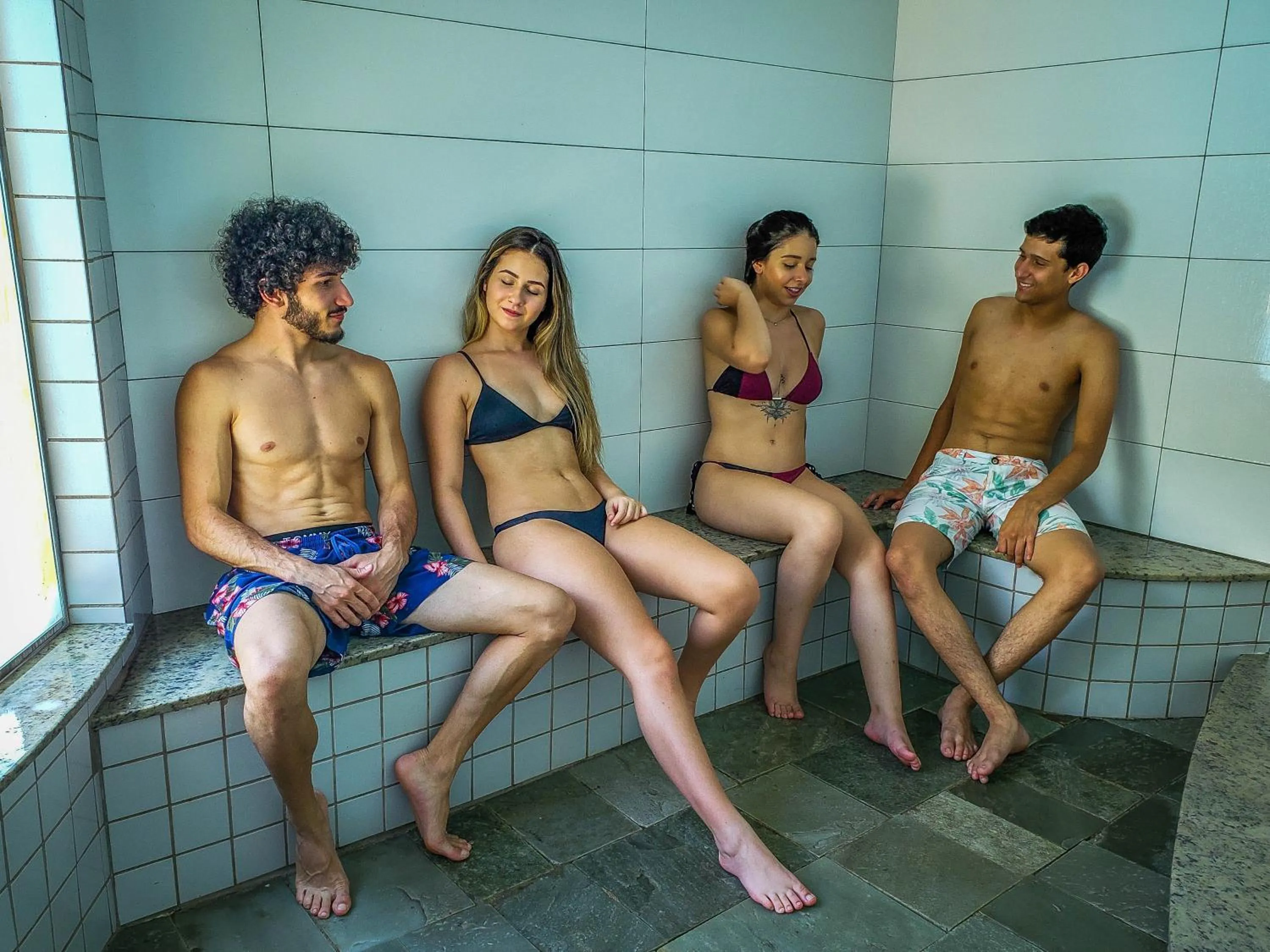 Sauna in Hotel Morada das Águas