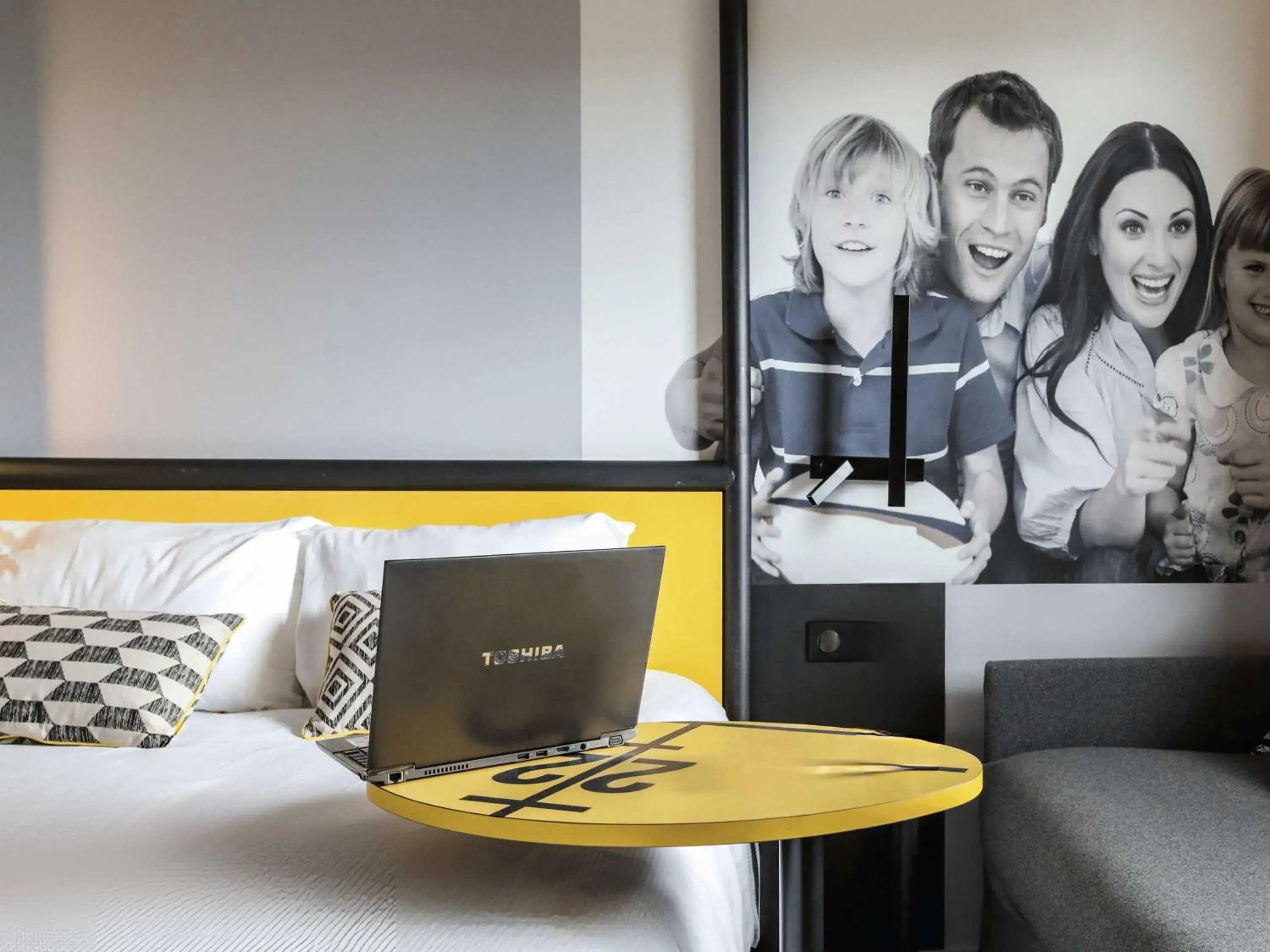 Bedroom in Ibis Styles Clermont-Ferrand République Bedroom in Ibis Styles Clermont-Ferrand République
