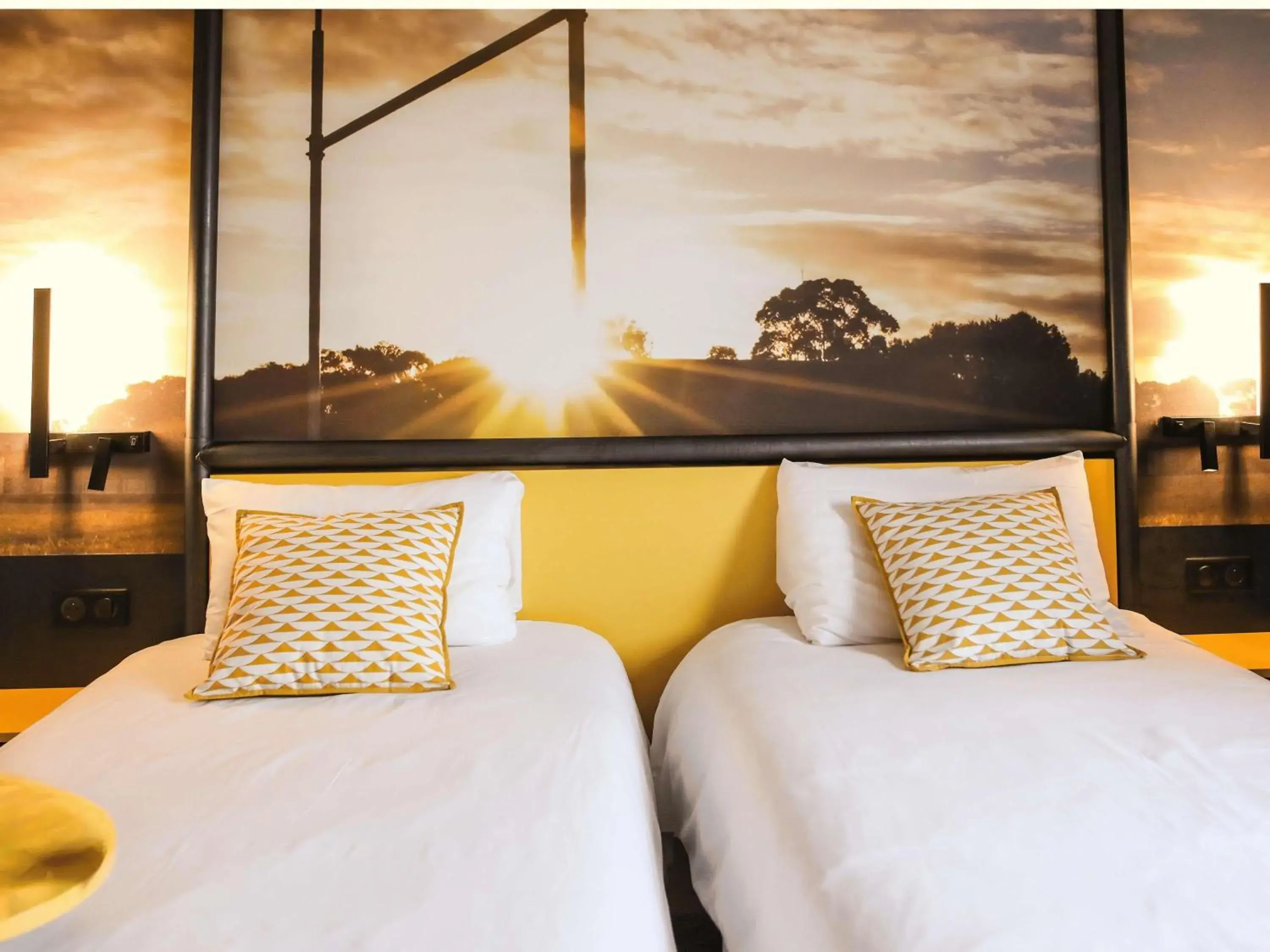 Bedroom, Bed in Ibis Styles Clermont-Ferrand République Bedroom, Bed in Ibis Styles Clermont-Ferrand République