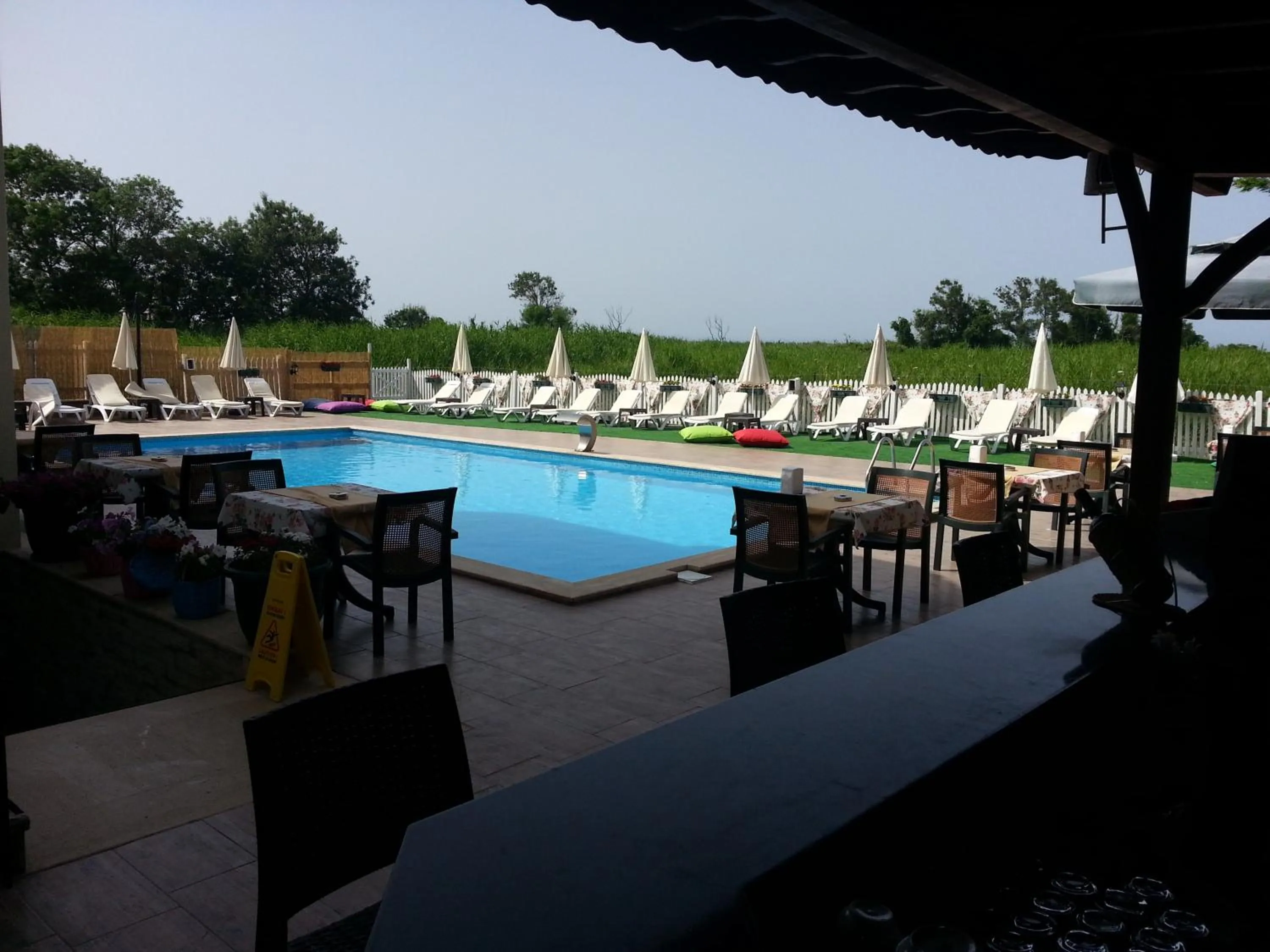 Swimming pool in Velena Hotel