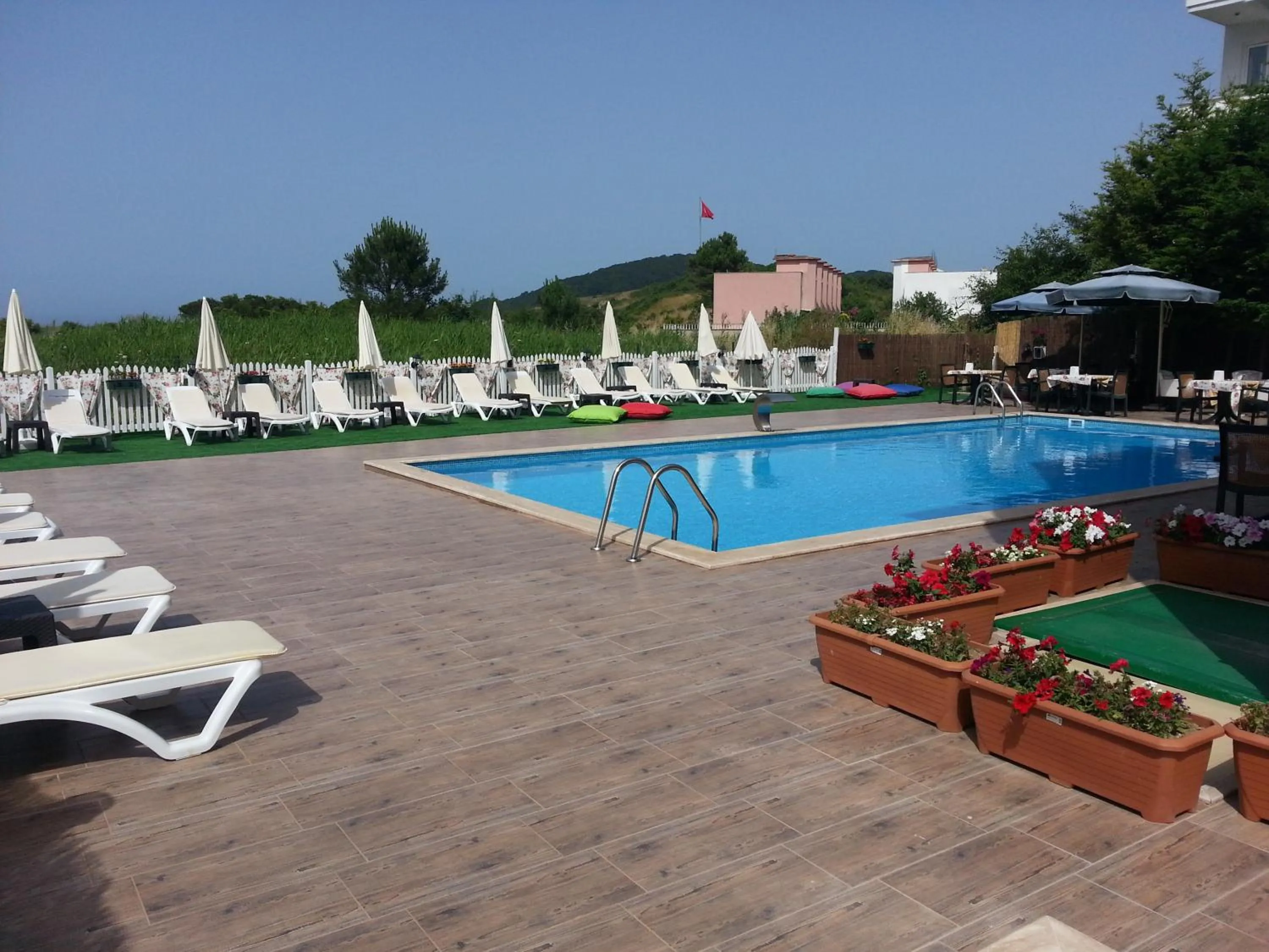 Swimming pool in Velena Hotel