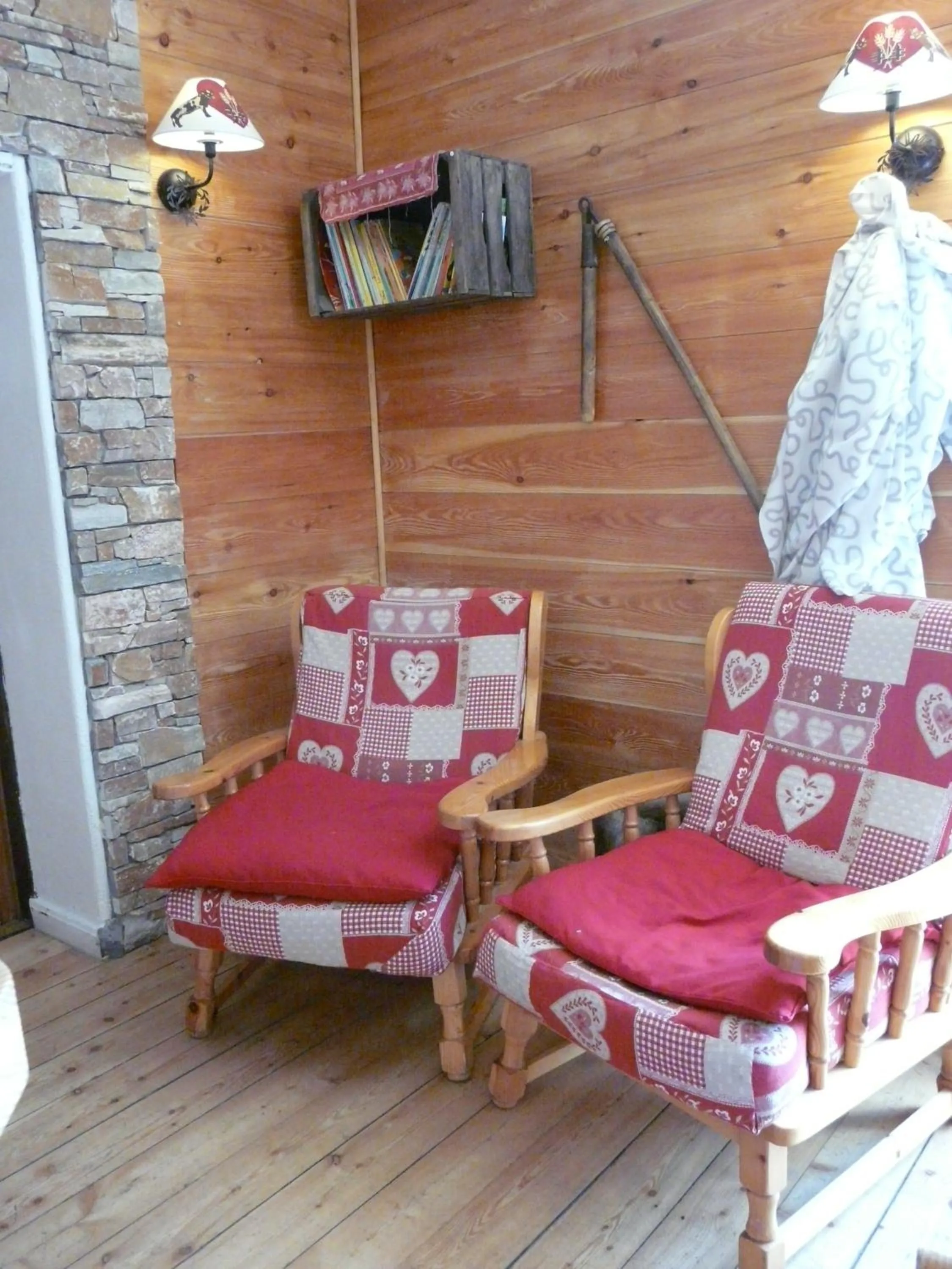 Seating area in Chalet Saint Bernard
