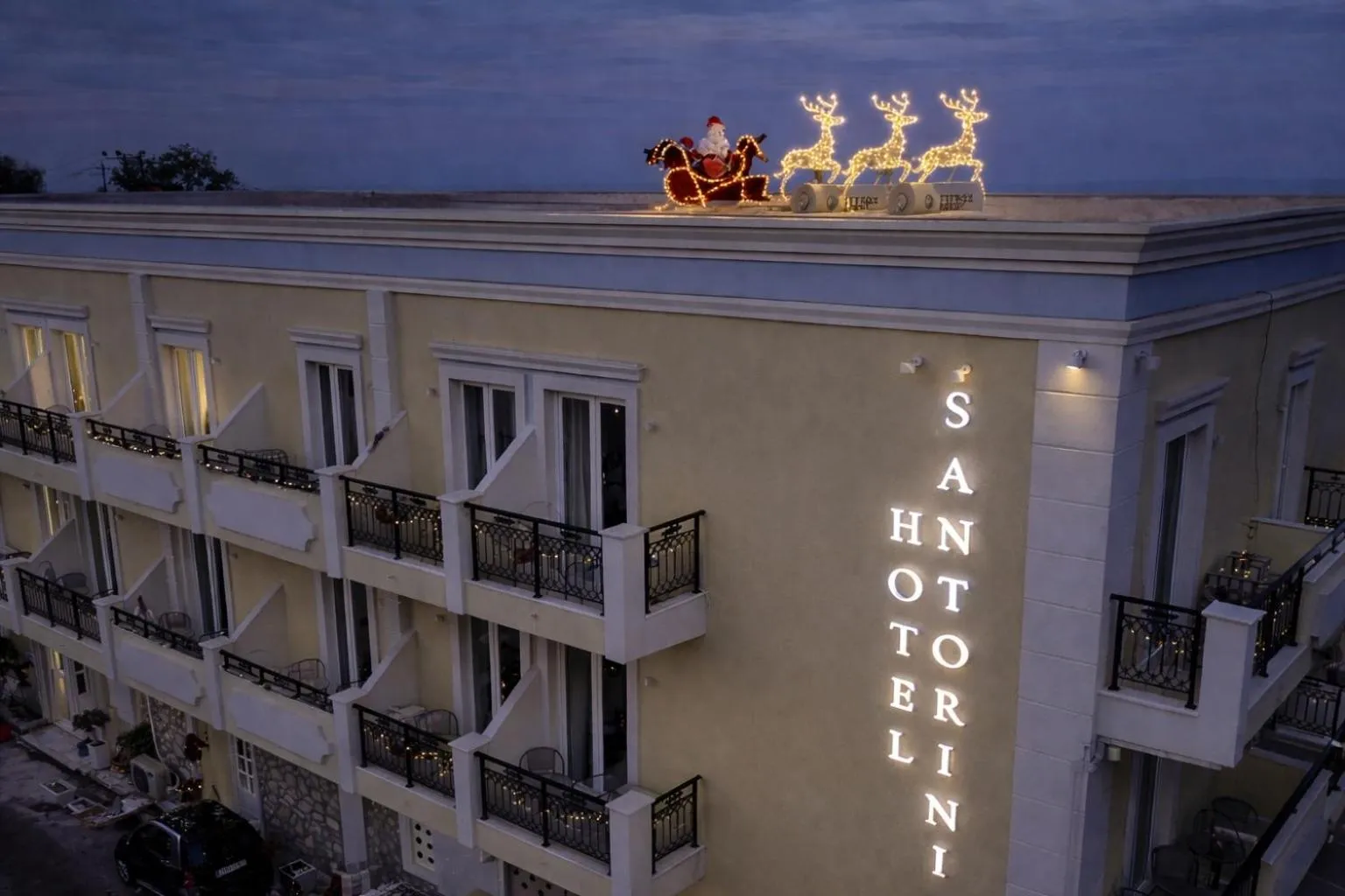 Property building in Hotel Santorini