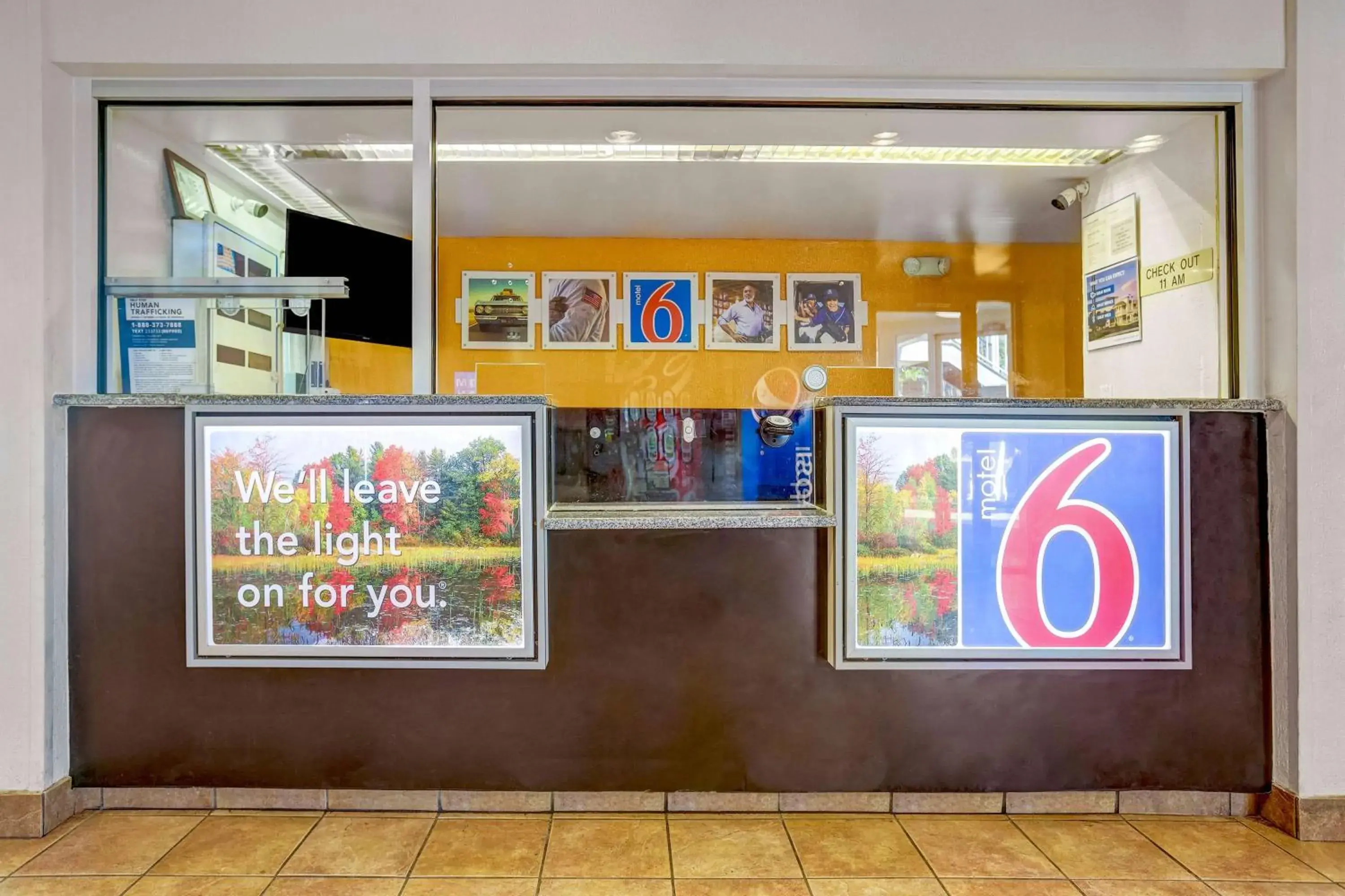 Lobby or reception in Motel 6-Raleigh, NC - North Lobby or reception in Motel 6-Raleigh, NC - North