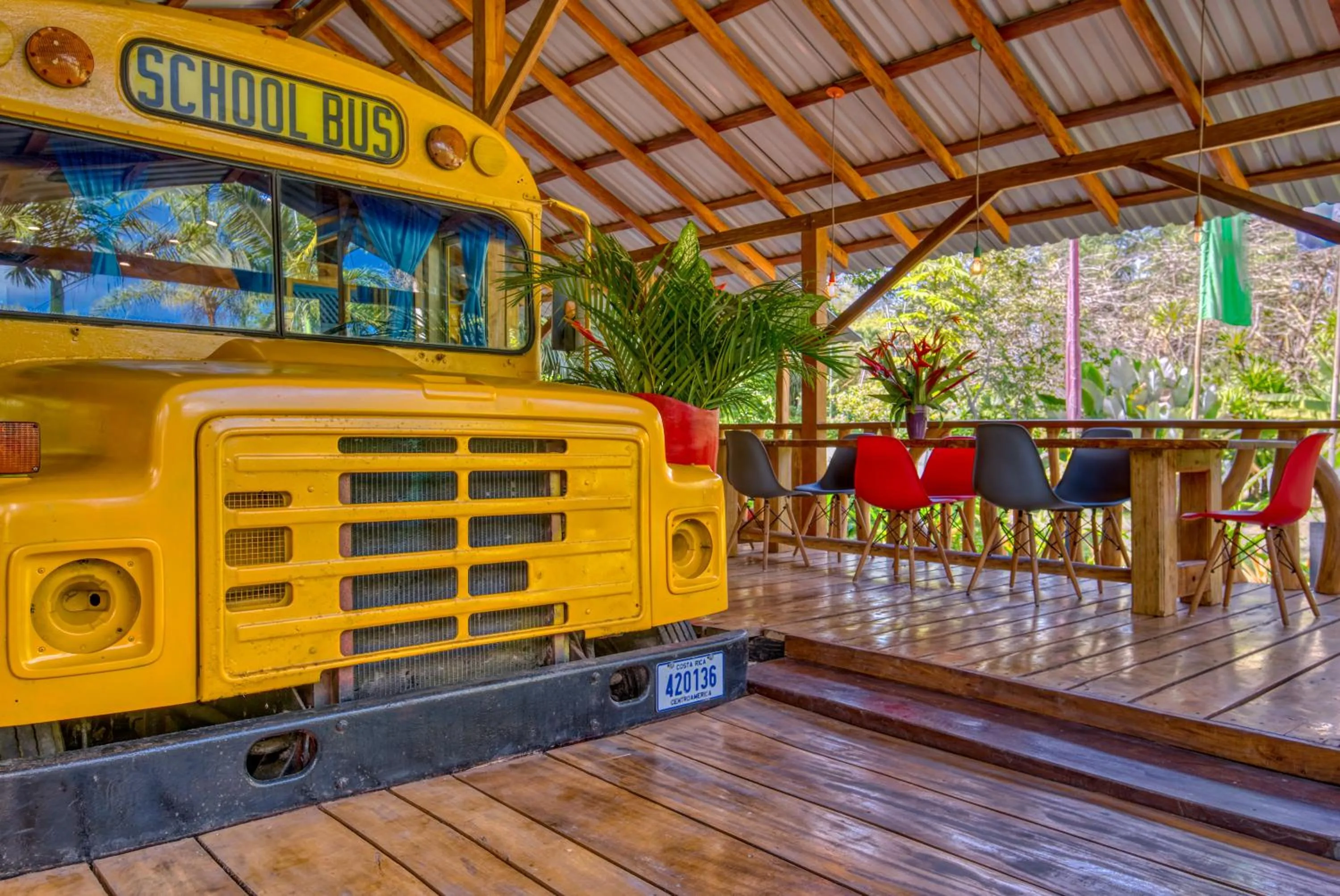 Living room in Tree House Beachfront Lodge