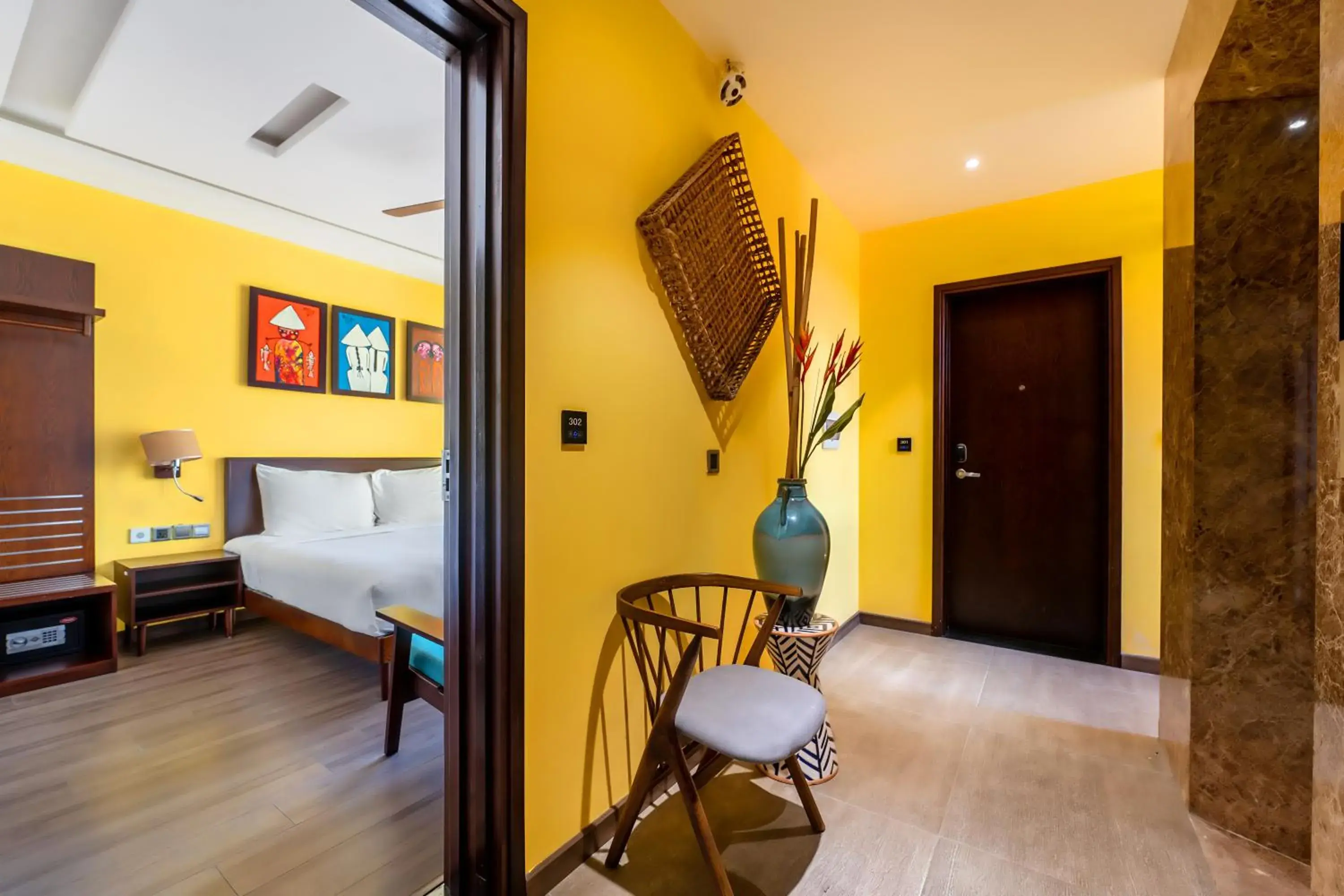 Seating area, Bed in Villa Soleil Hoi An Seating area, Bed in Villa Soleil Hoi An