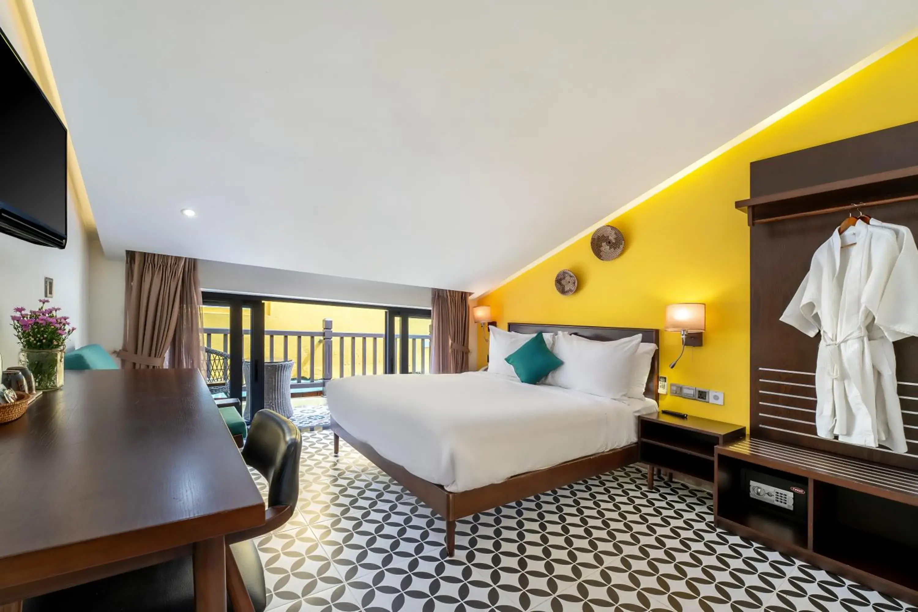 Bed in Villa Soleil Hoi An Bed in Villa Soleil Hoi An