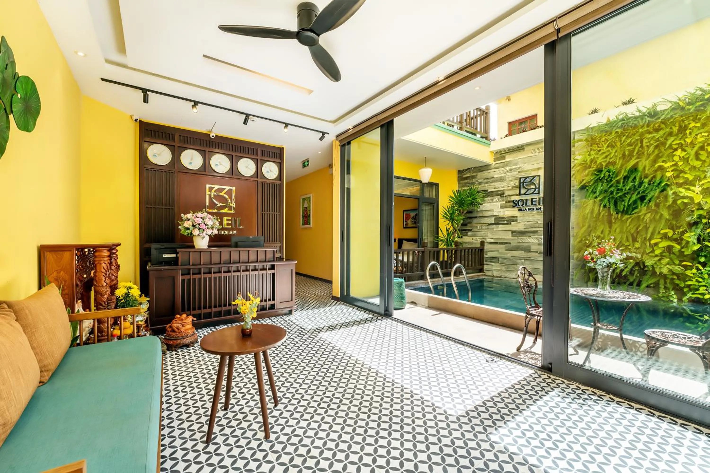 Lobby or reception in Villa Soleil Hoi An