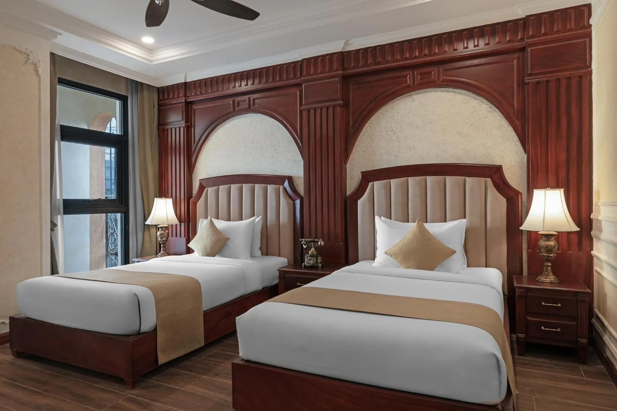 Bed in Anik Palace Hotel