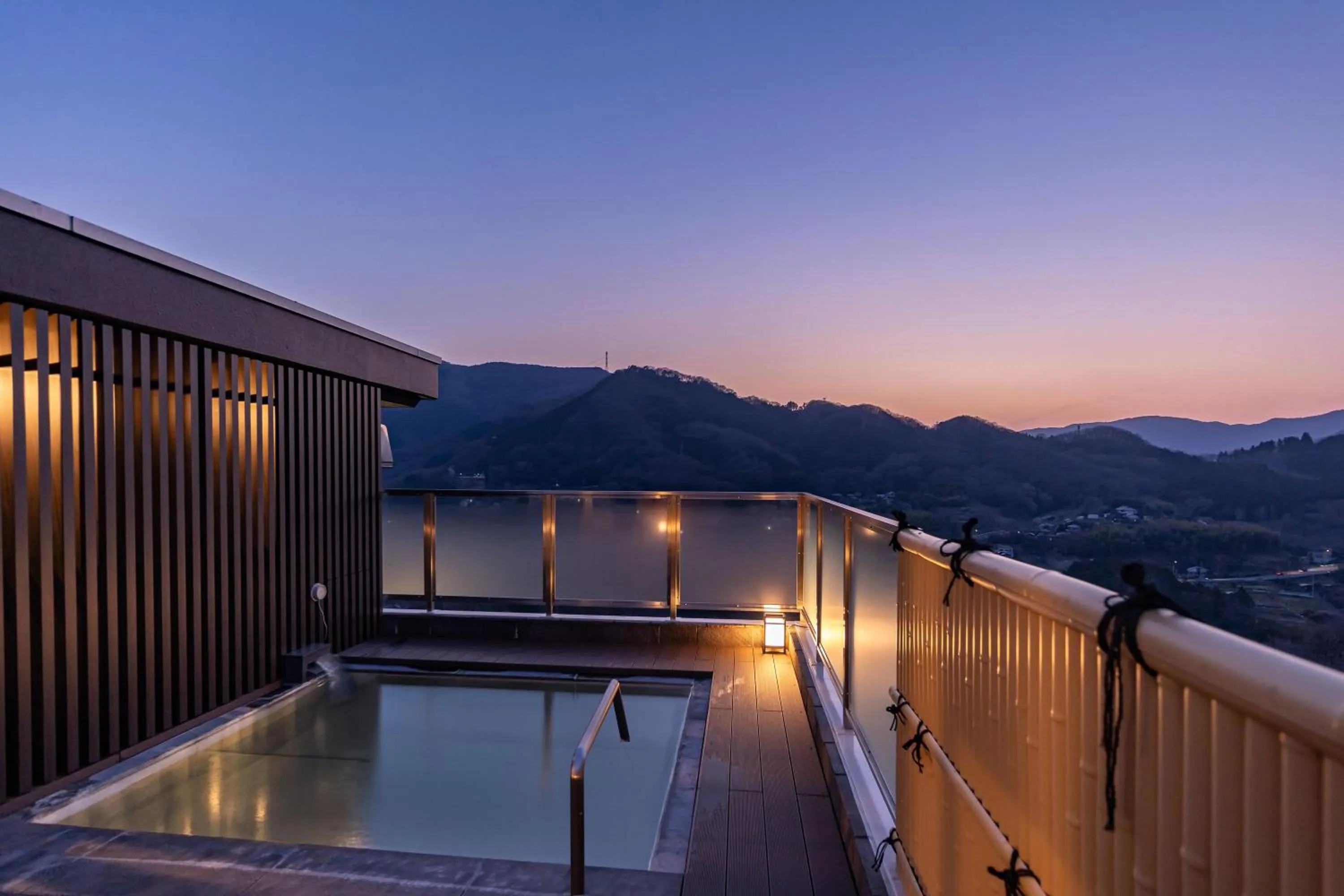 Open Air Bath in KAMENOI HOTEL Nagatoro Yorii