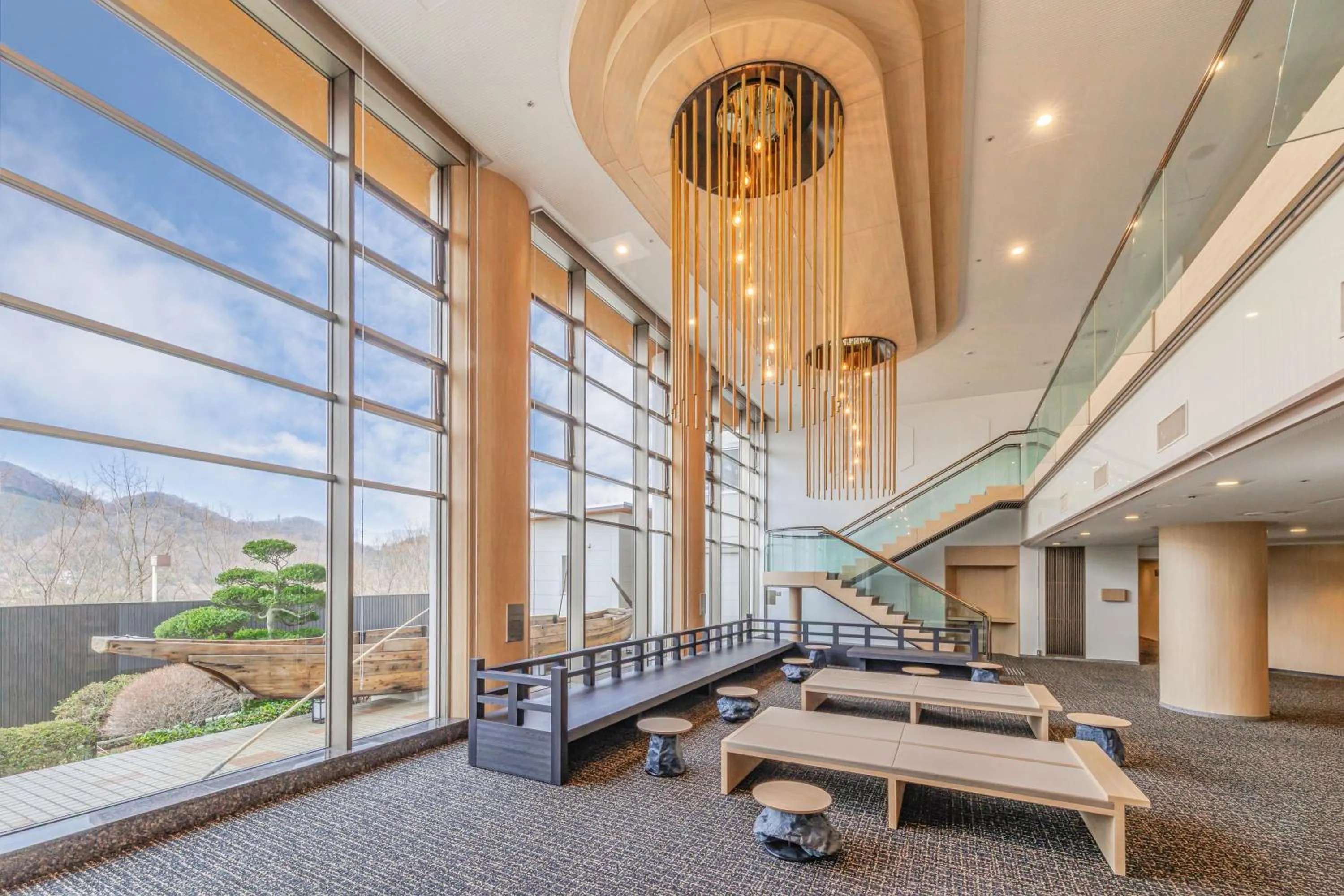 Lobby or reception in KAMENOI HOTEL Nagatoro Yorii