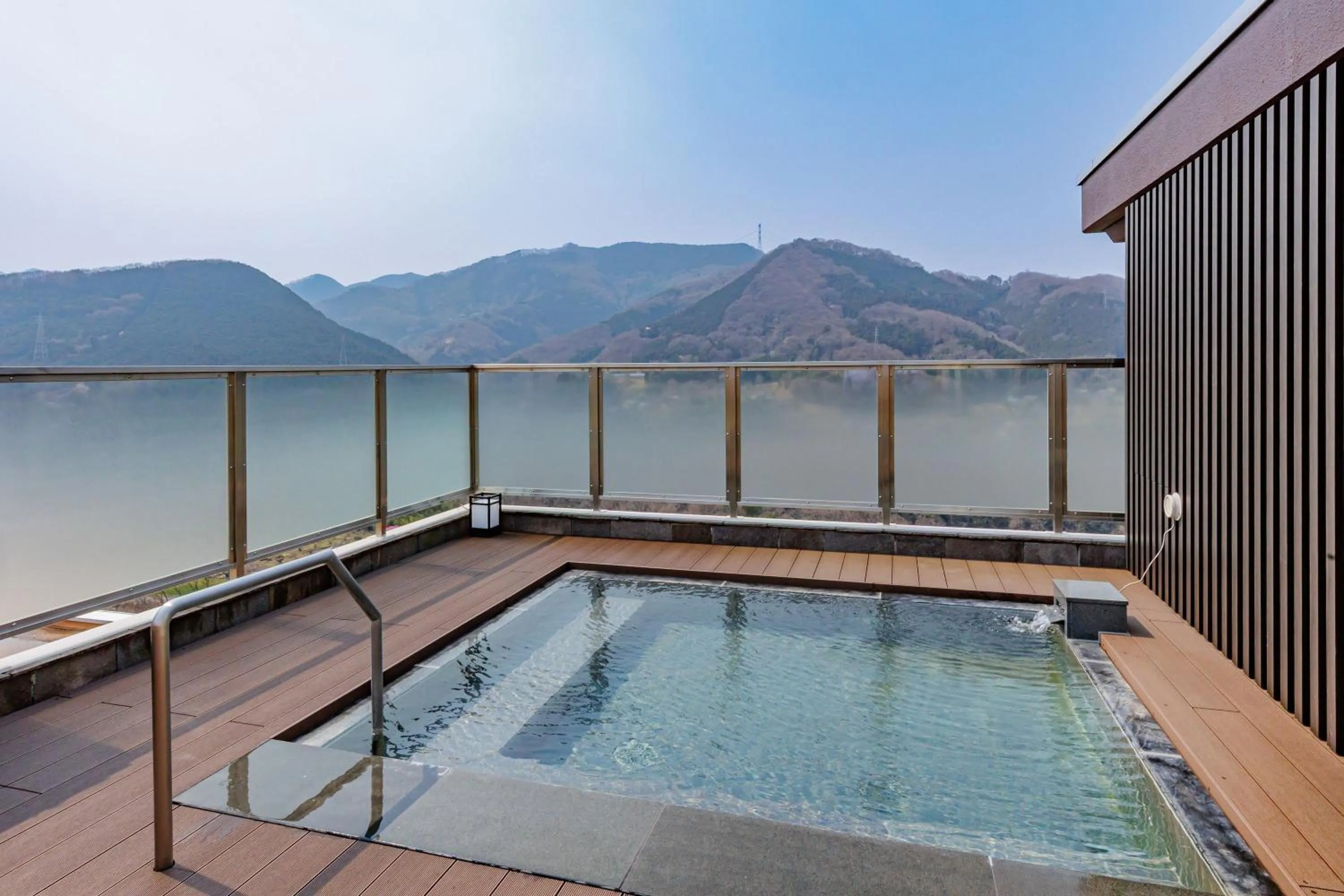 Open Air Bath in KAMENOI HOTEL Nagatoro Yorii