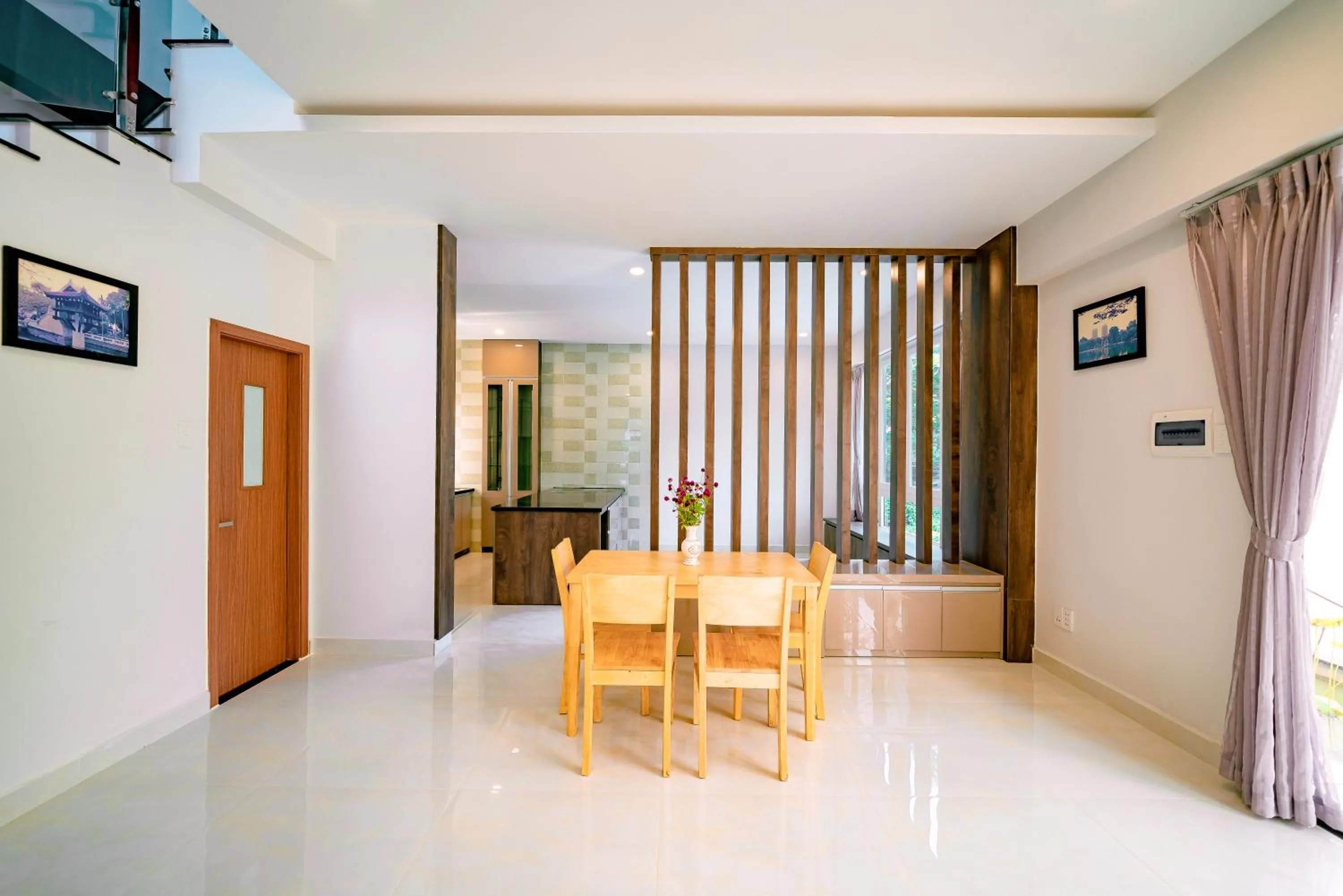 Kitchen or kitchenette in Kien Vang Bungalow