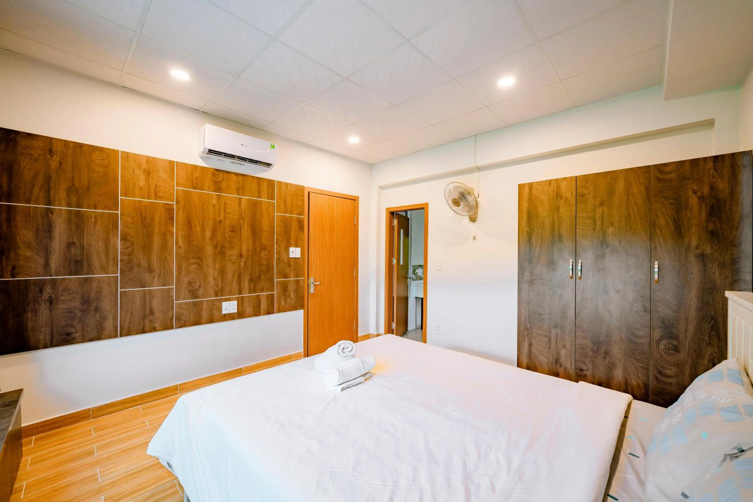 Bedroom, Bed in Kien Vang Bungalow