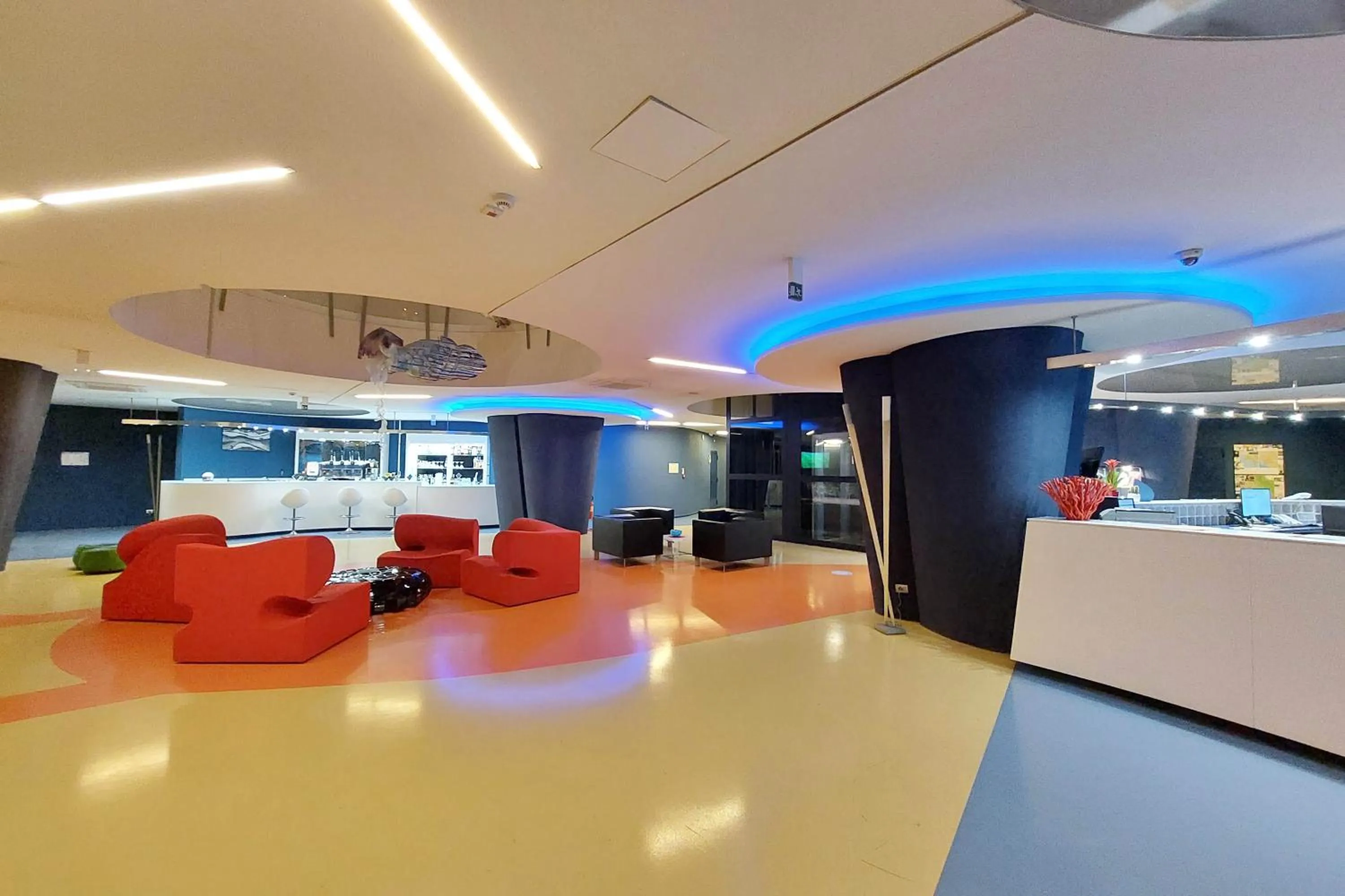 Lobby or reception in Hotel Poseidon