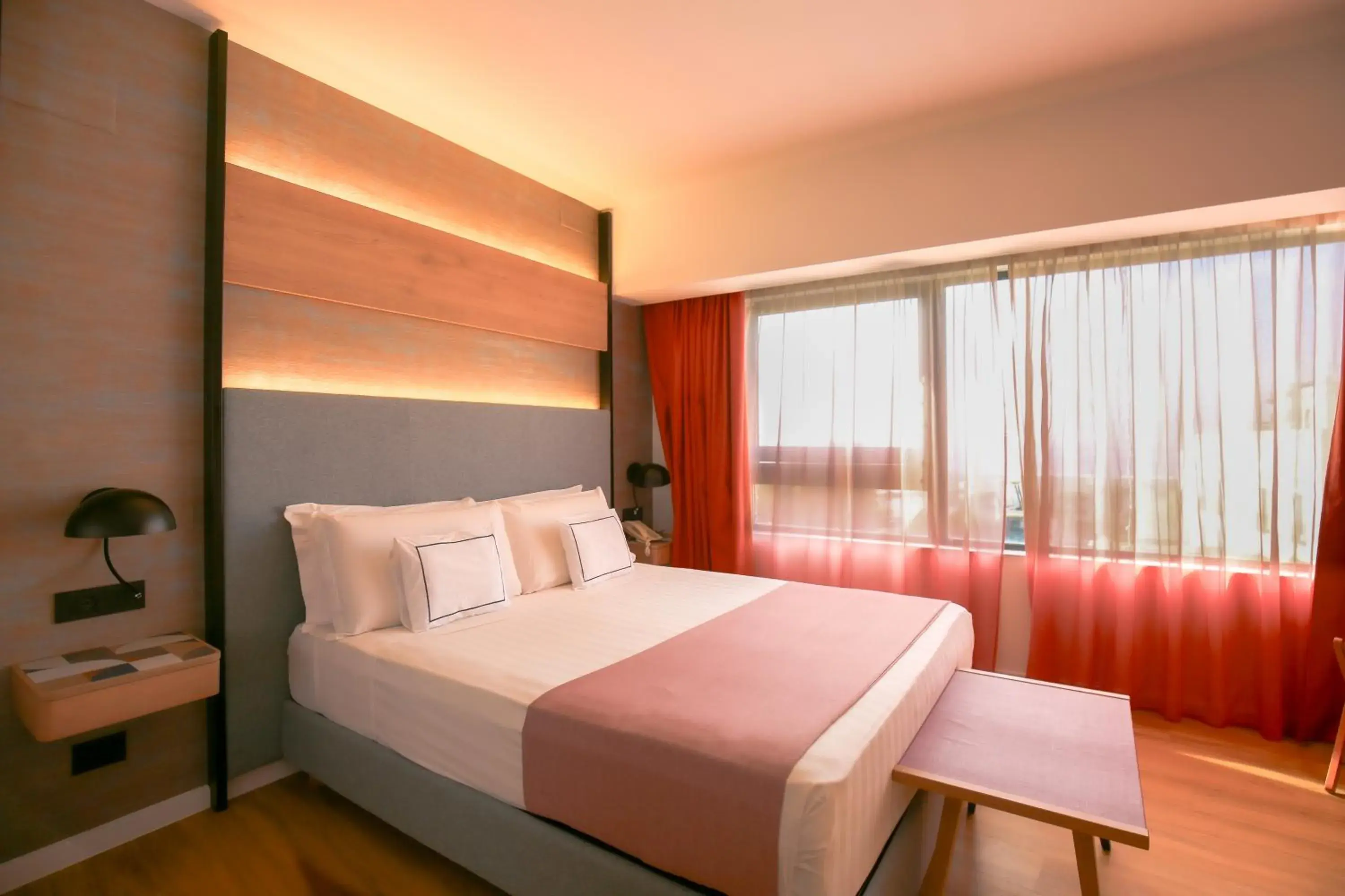 Bed in Hotel Poseidon Bed in Hotel Poseidon
