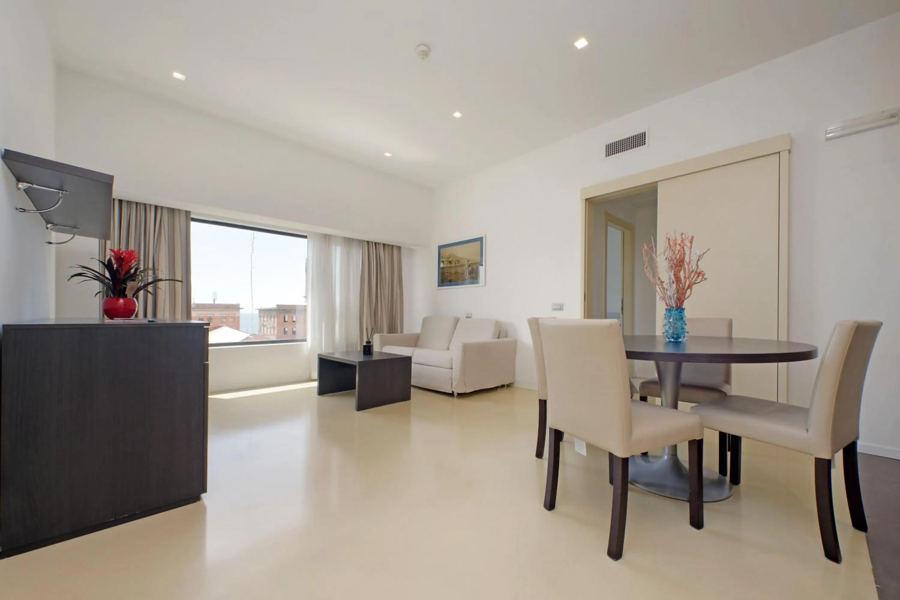 Seating area in Hotel Poseidon