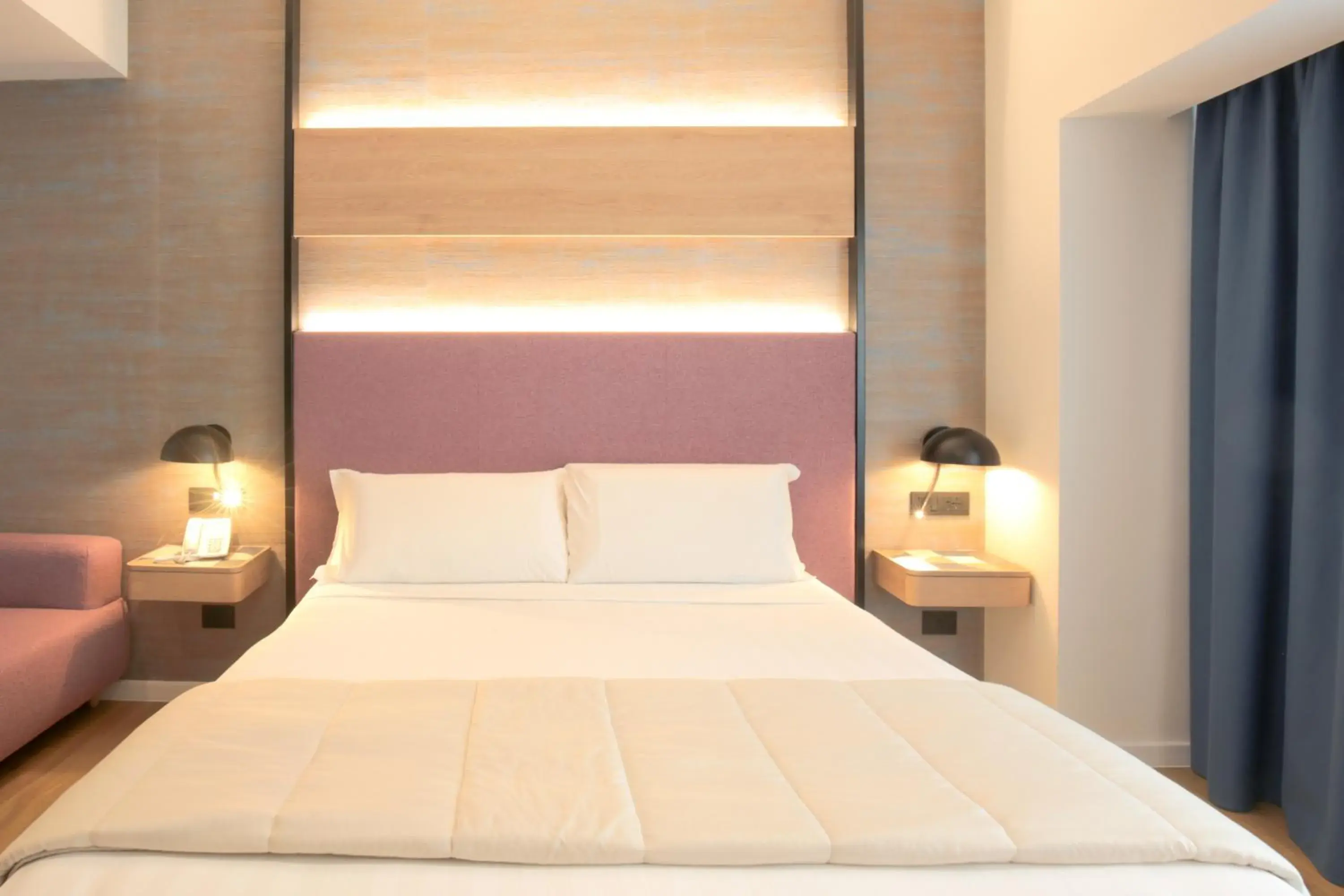 Bed in Hotel Poseidon Bed in Hotel Poseidon