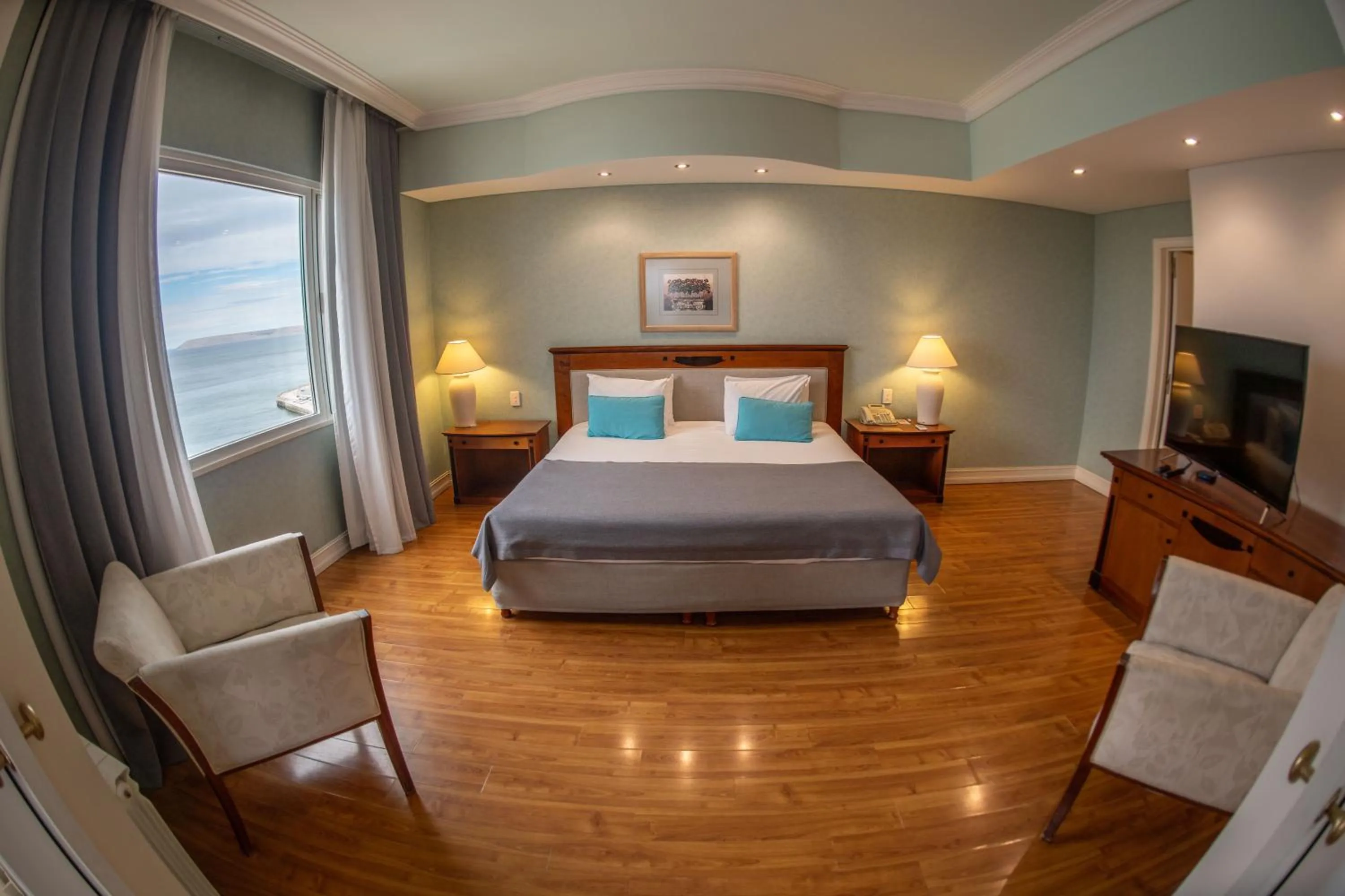 Bed in Lucania Palazzo Hotel