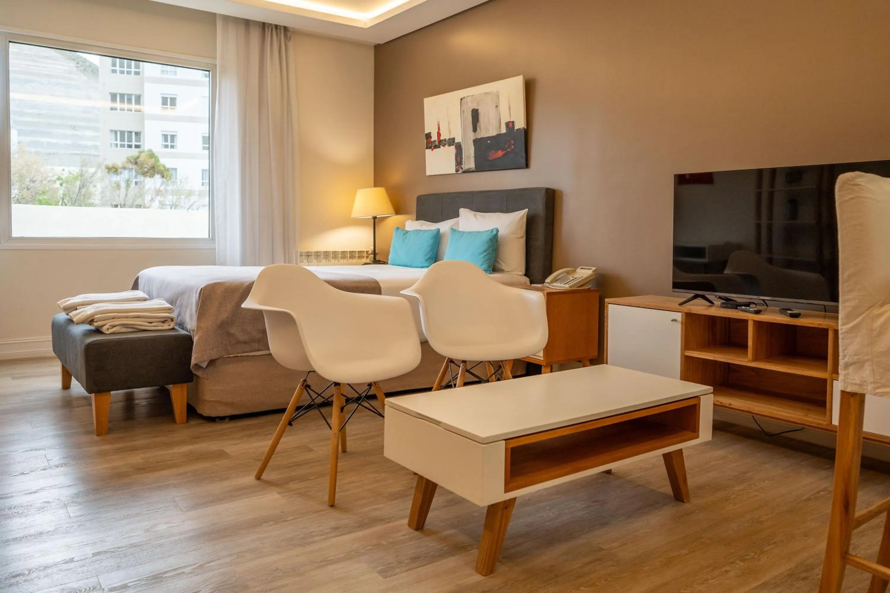 Bed in Lucania Palazzo Hotel