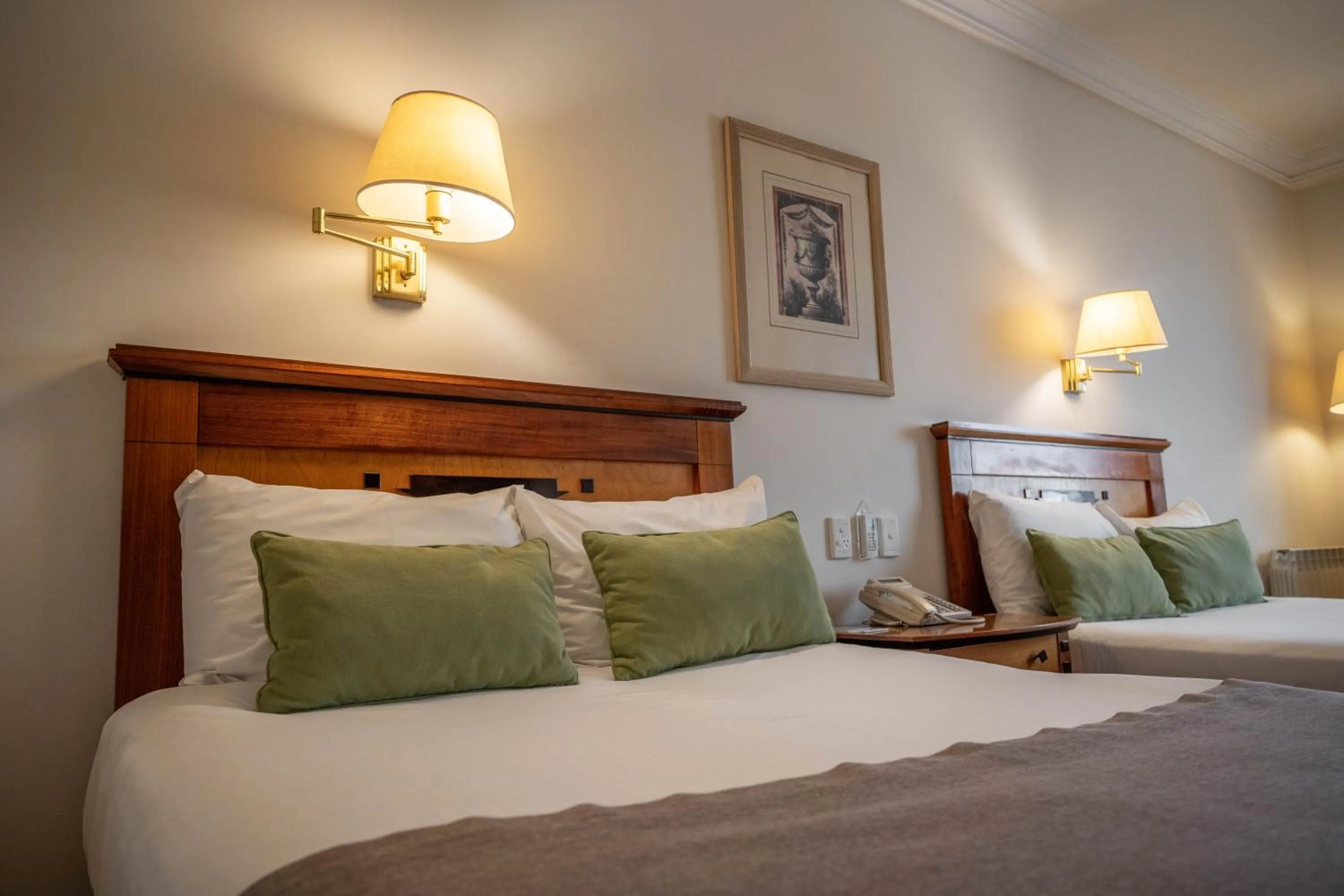 Bed in Lucania Palazzo Hotel