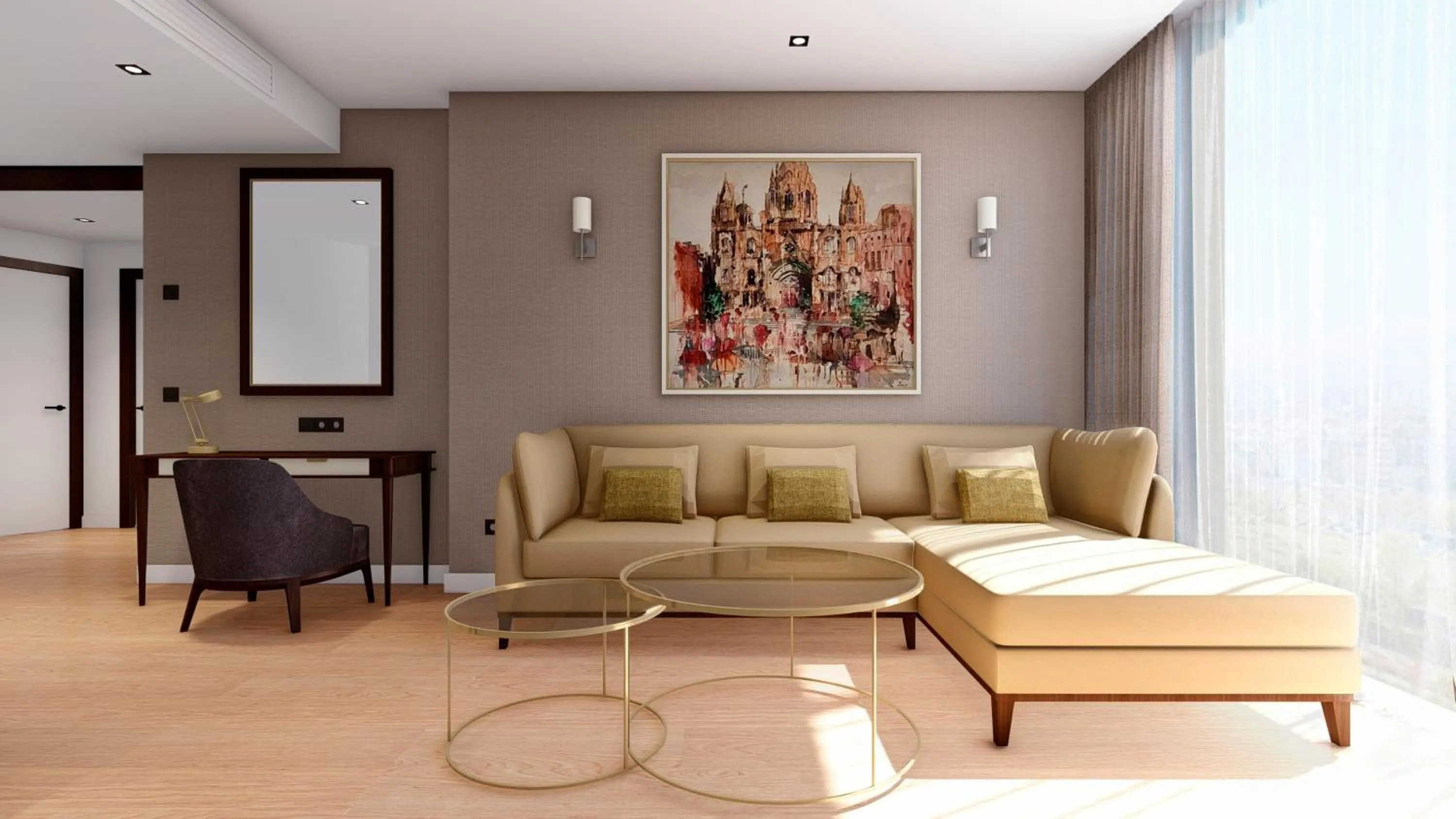 Living room in Torre Melina, a Gran Meliá Hotel