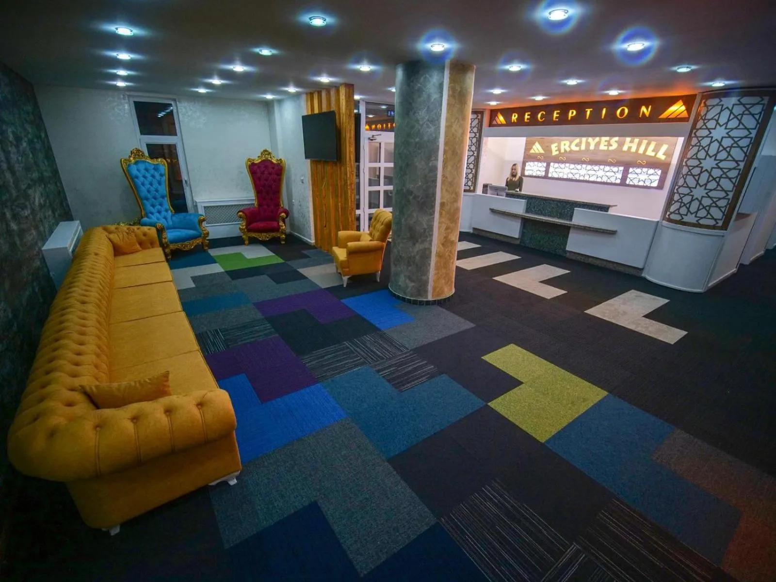 Lobby or reception in ERCİYES HİLL