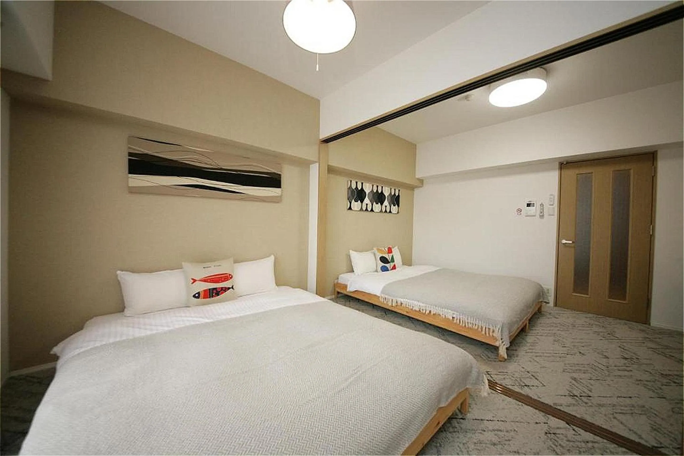 Photo of the whole room, Bed in goom Hotel Fukuoka-Tenjin