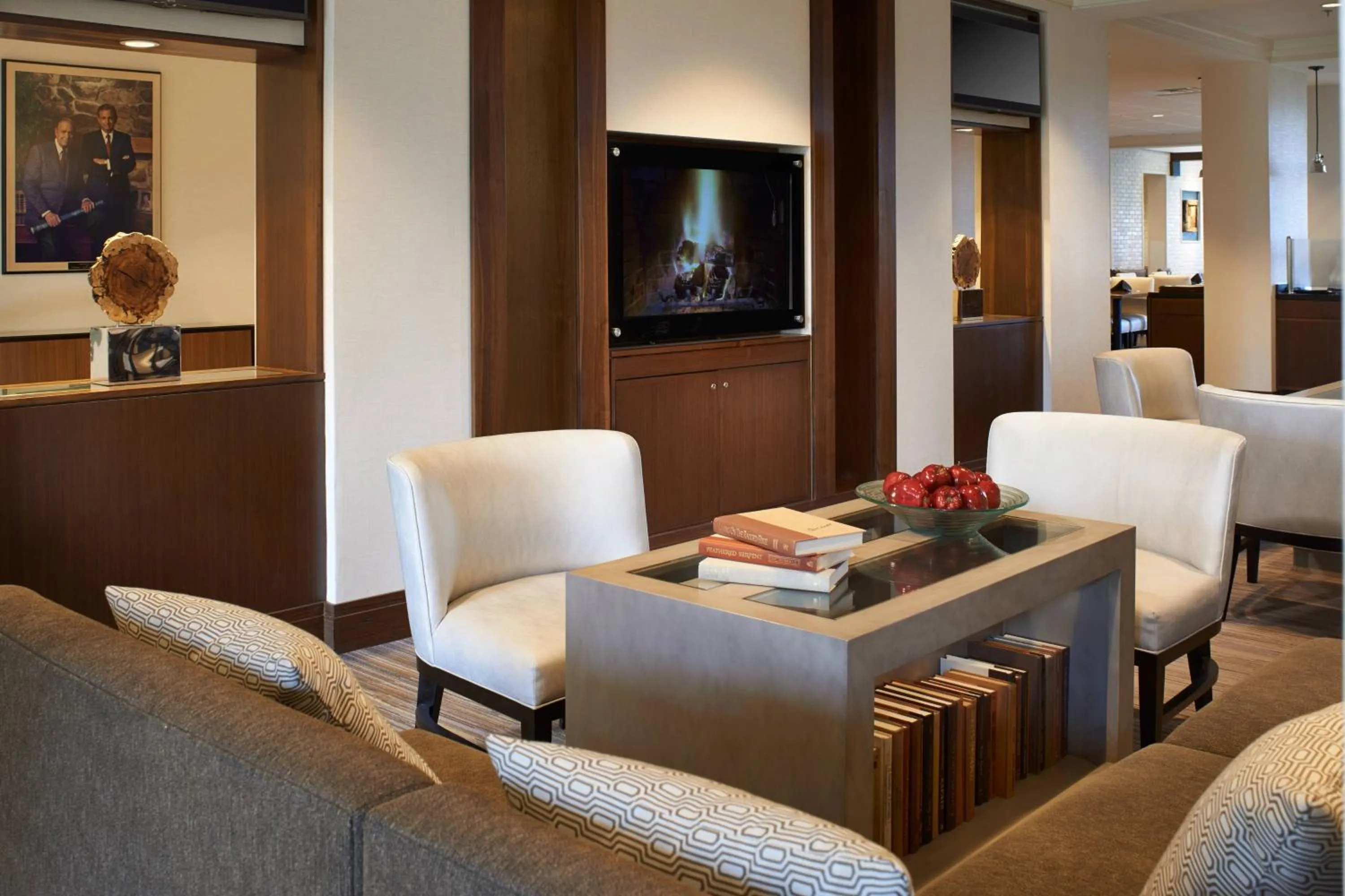 Lobby or reception in Detroit Metro Airport Marriott