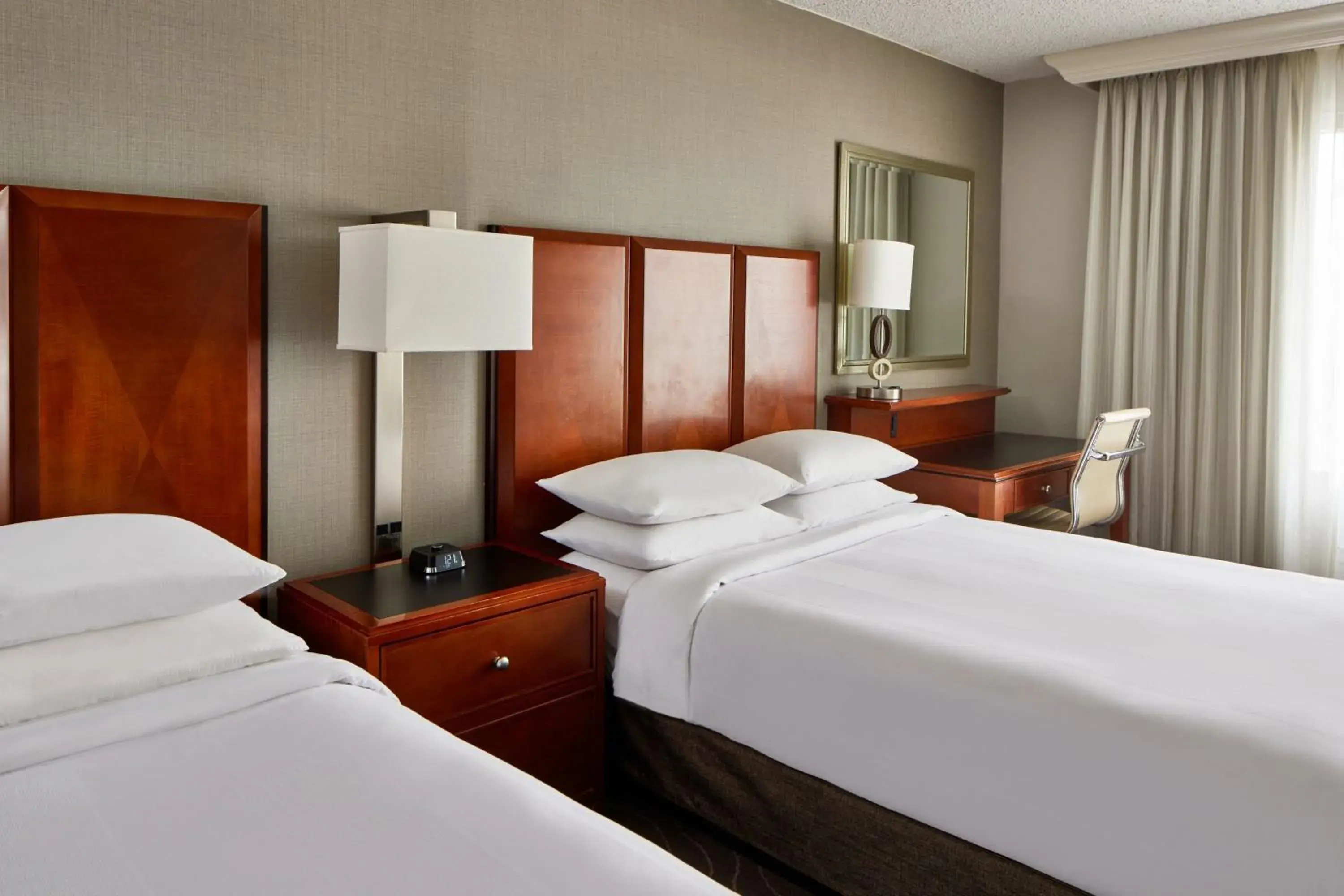 Double Room with Two Double Bed and Concierge Lounge Access - High Floor in Detroit Metro Airport Marriott Double Room with Two Double Bed and Concierge Lounge Access - High Floor in Detroit Metro Airport Marriott