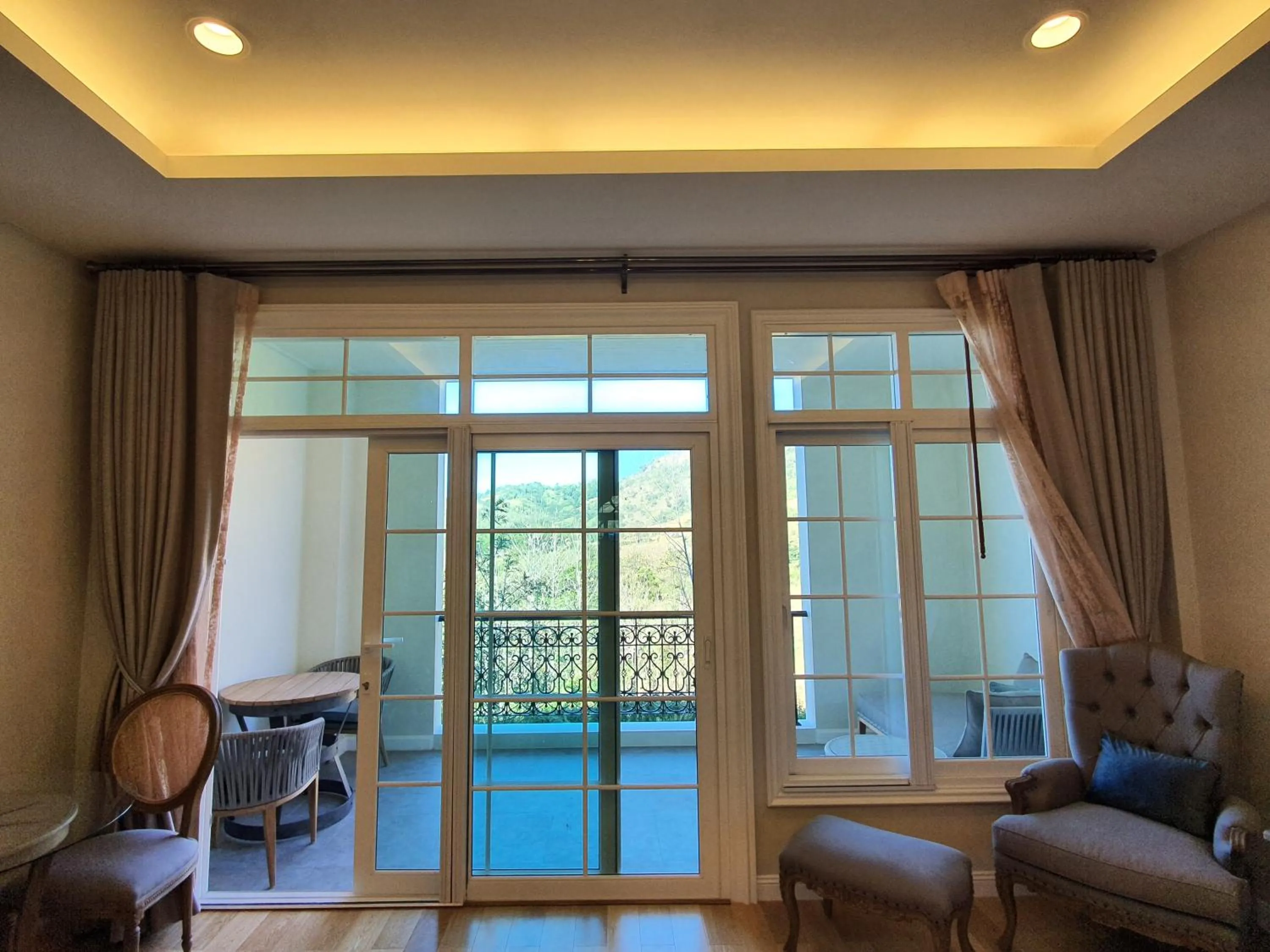 Balcony/Terrace in The Castell Condo by Nutthiwan room 912 and 921