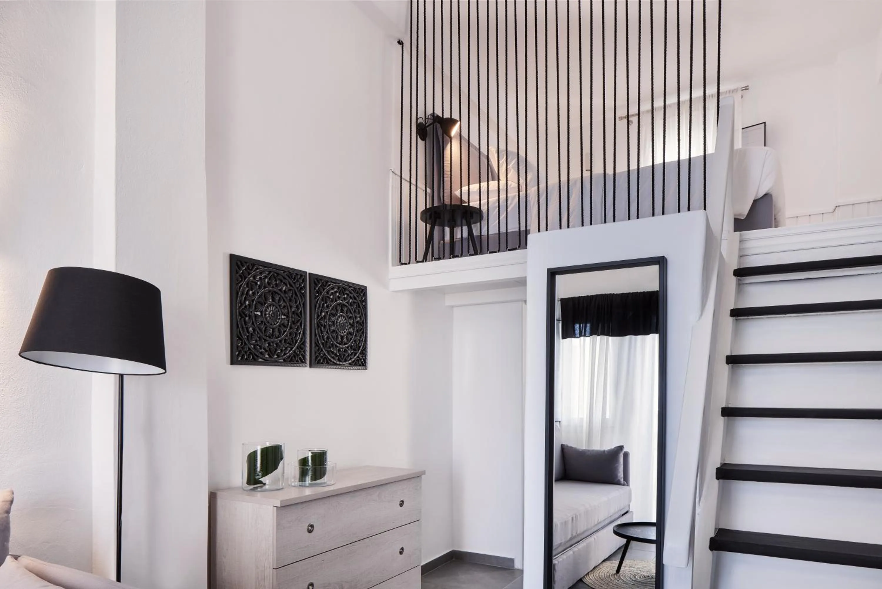 Seating area in Mr and Mrs White Oia - Santorini