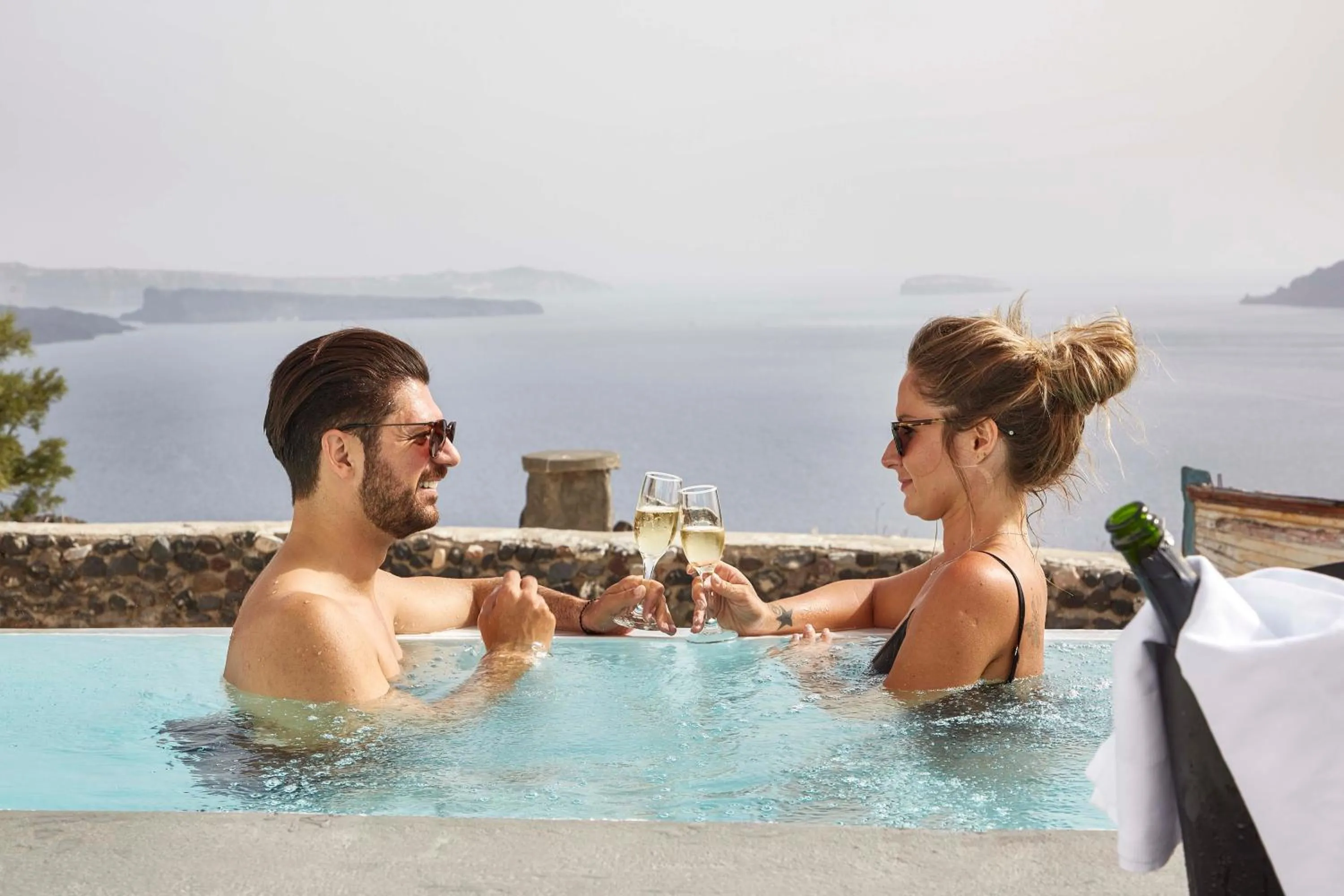 Hot Tub in Mr and Mrs White Oia - Santorini
