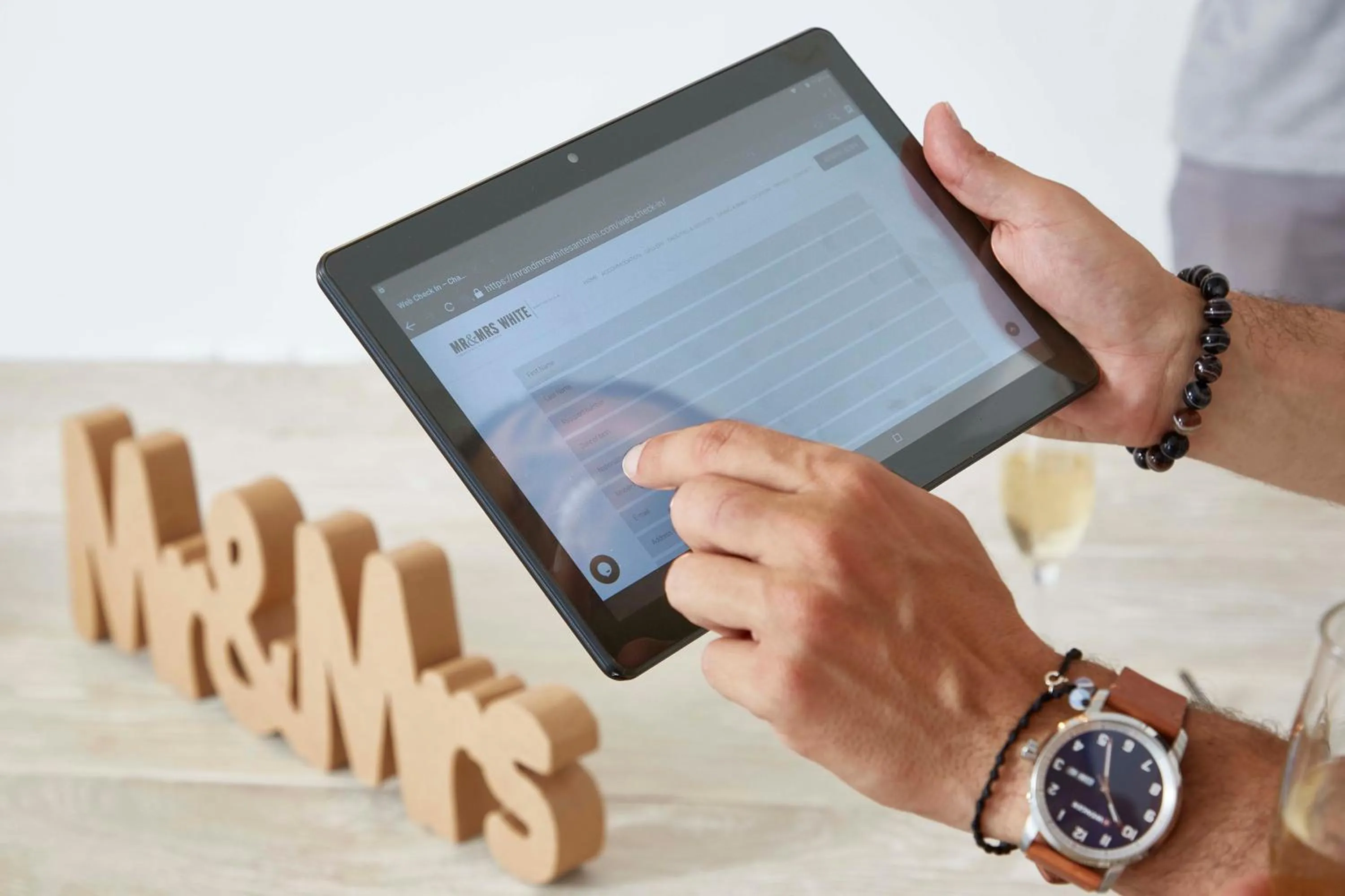 Lobby or reception in Mr and Mrs White Oia - Santorini