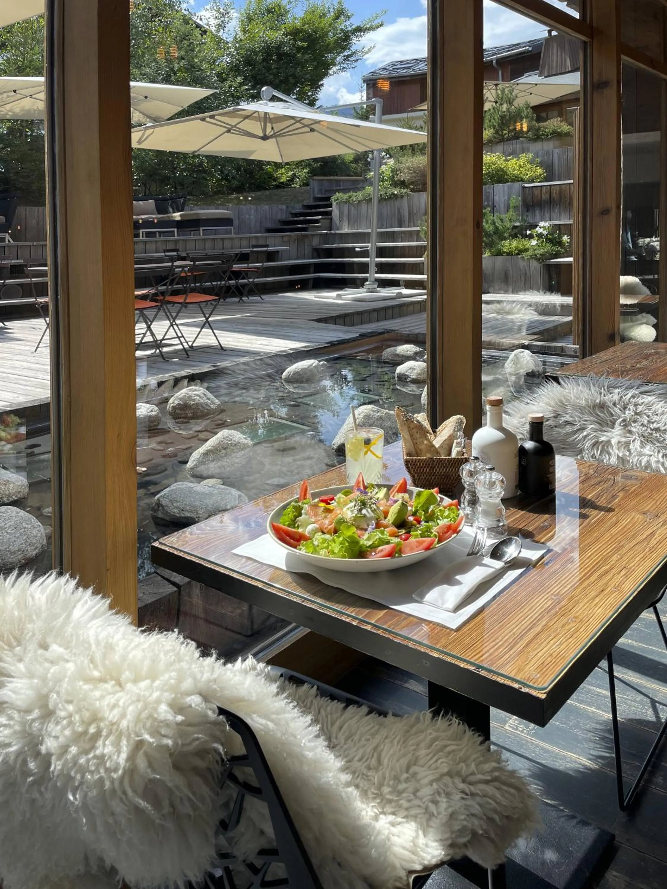 Restaurant/places to eat in M de Megève