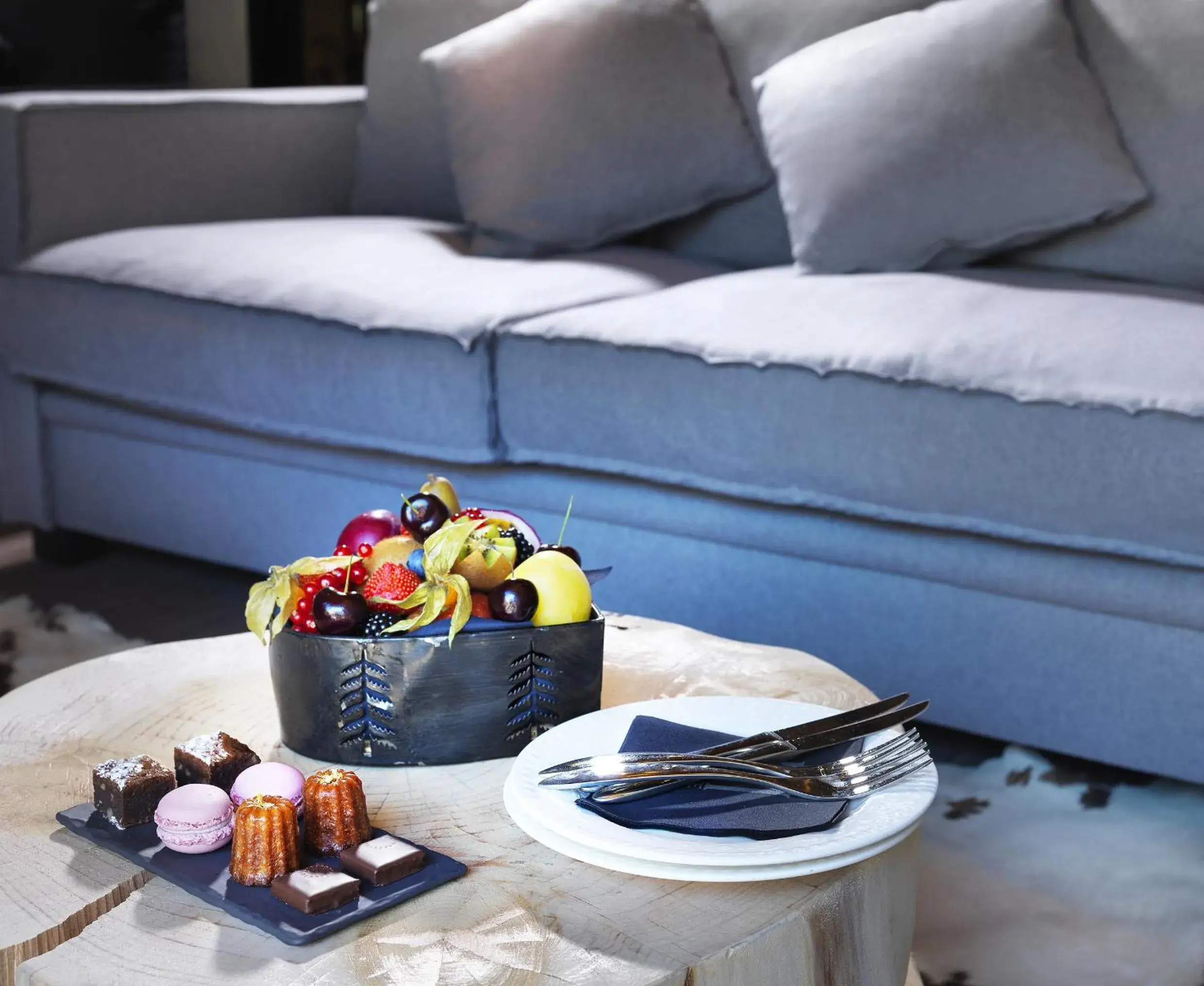 Food and drinks in M de Megève Food and drinks in M de Megève