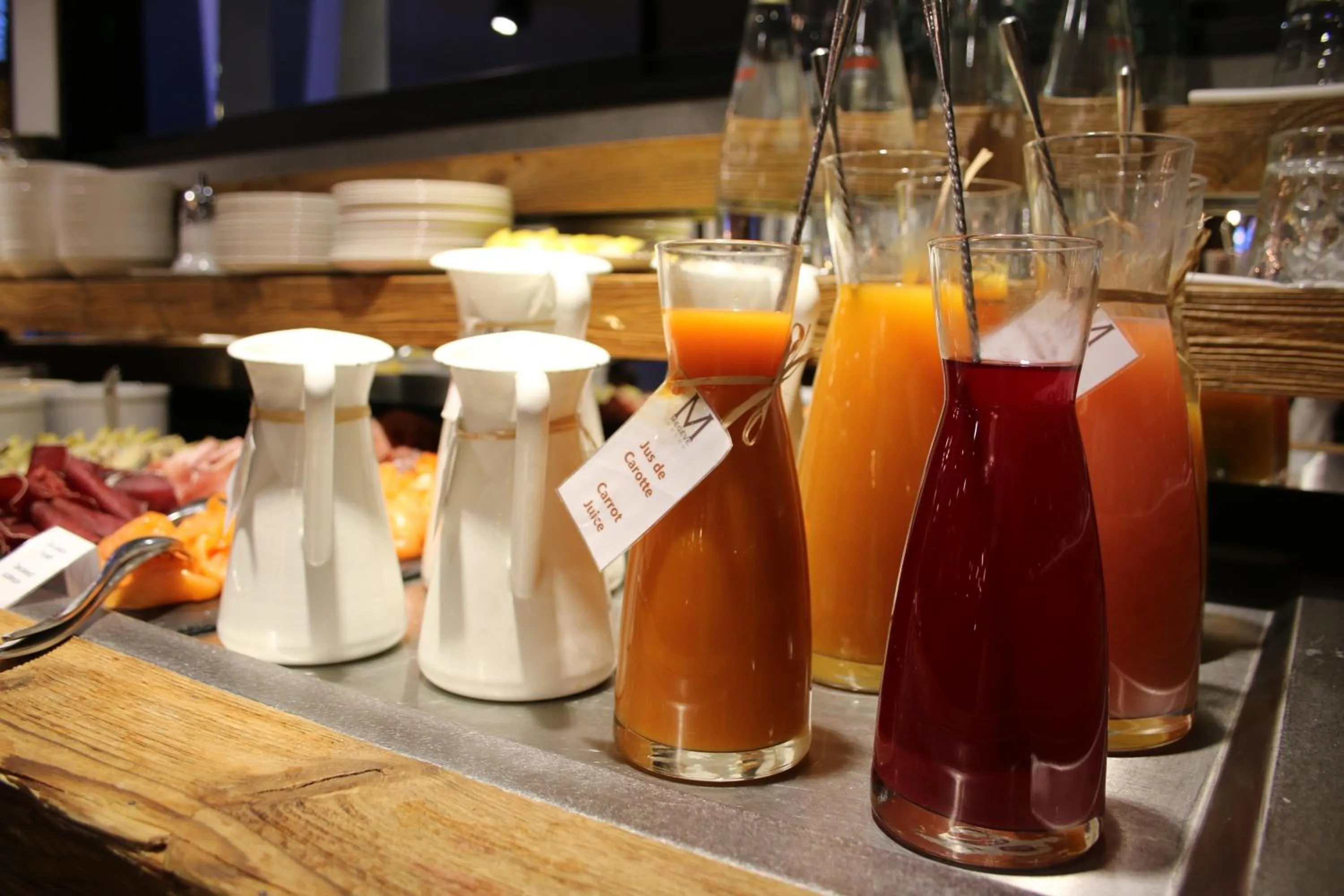 Continental breakfast in M de Megève