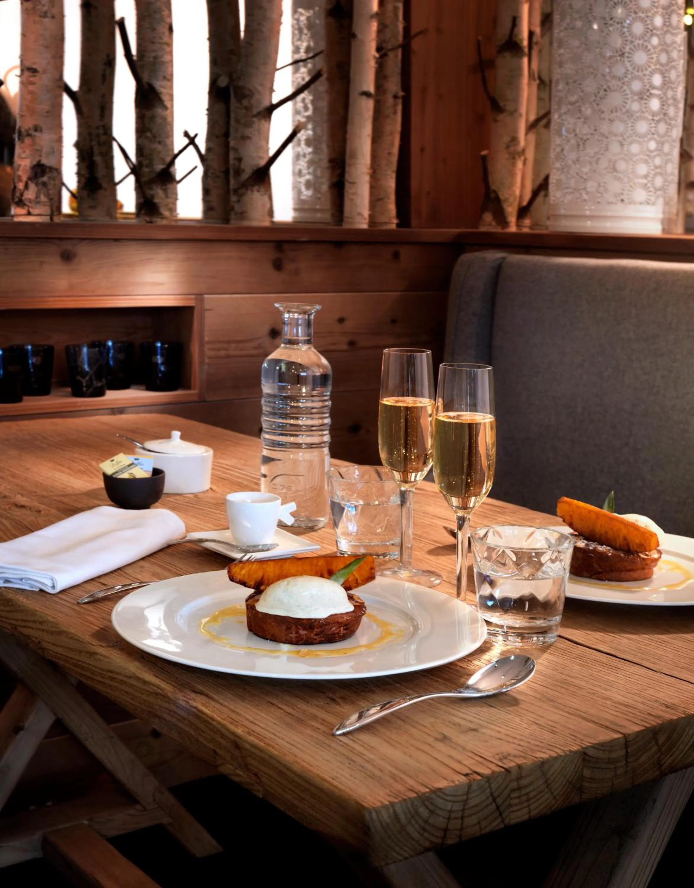 Restaurant/places to eat in M de Megève