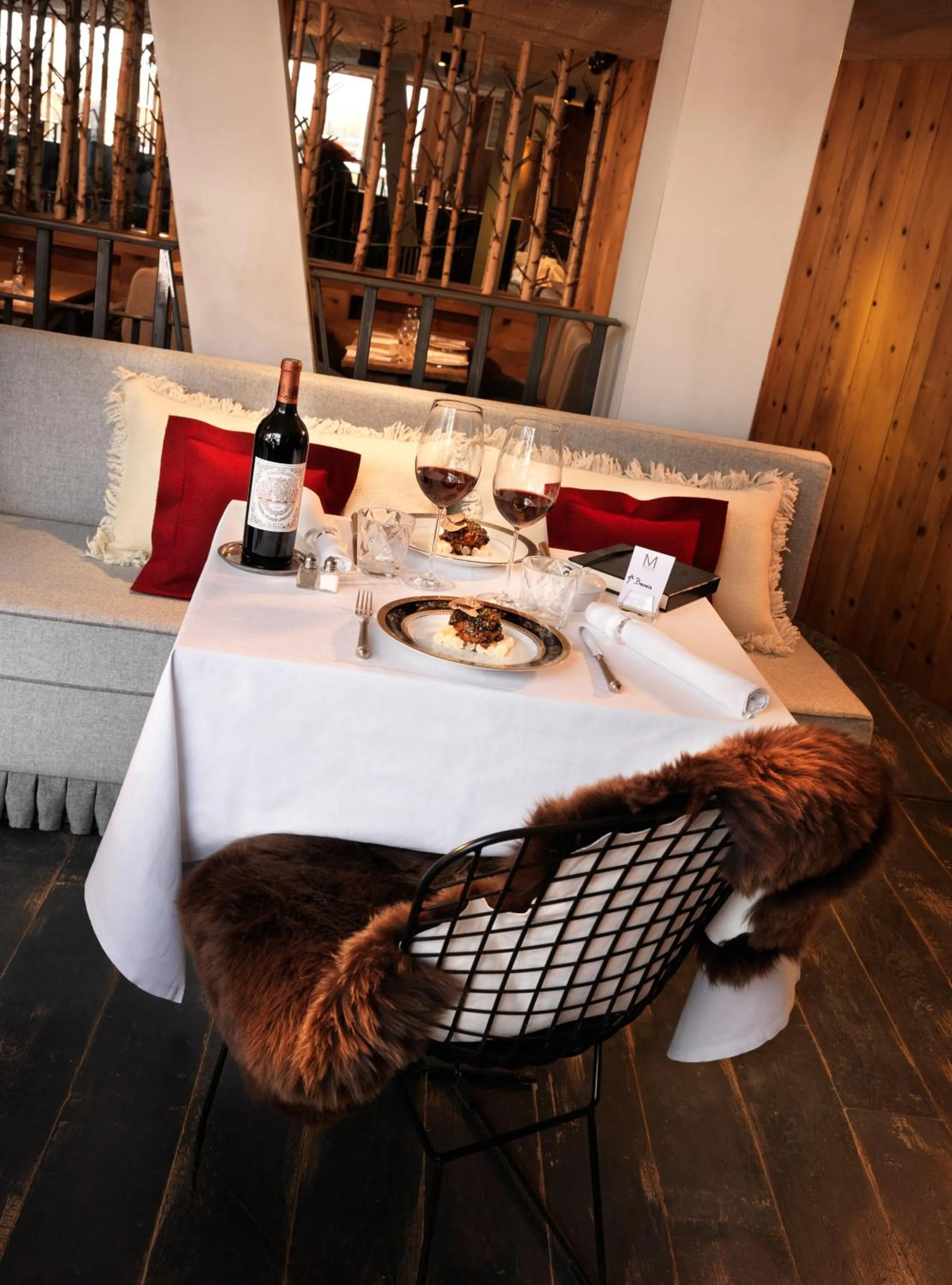 Restaurant/places to eat in M de Megève