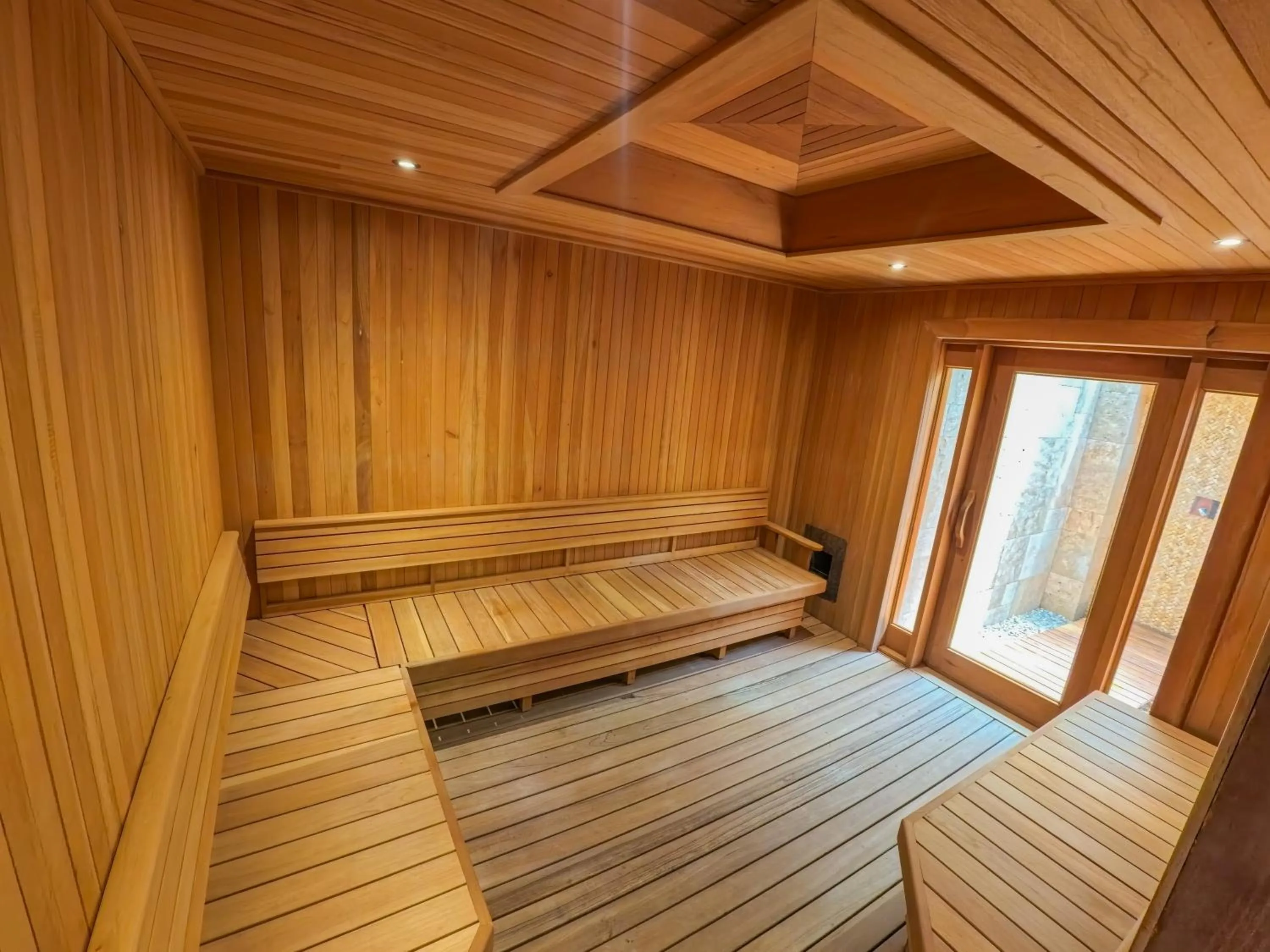 Sauna in Lost Iguana Resort and Spa
