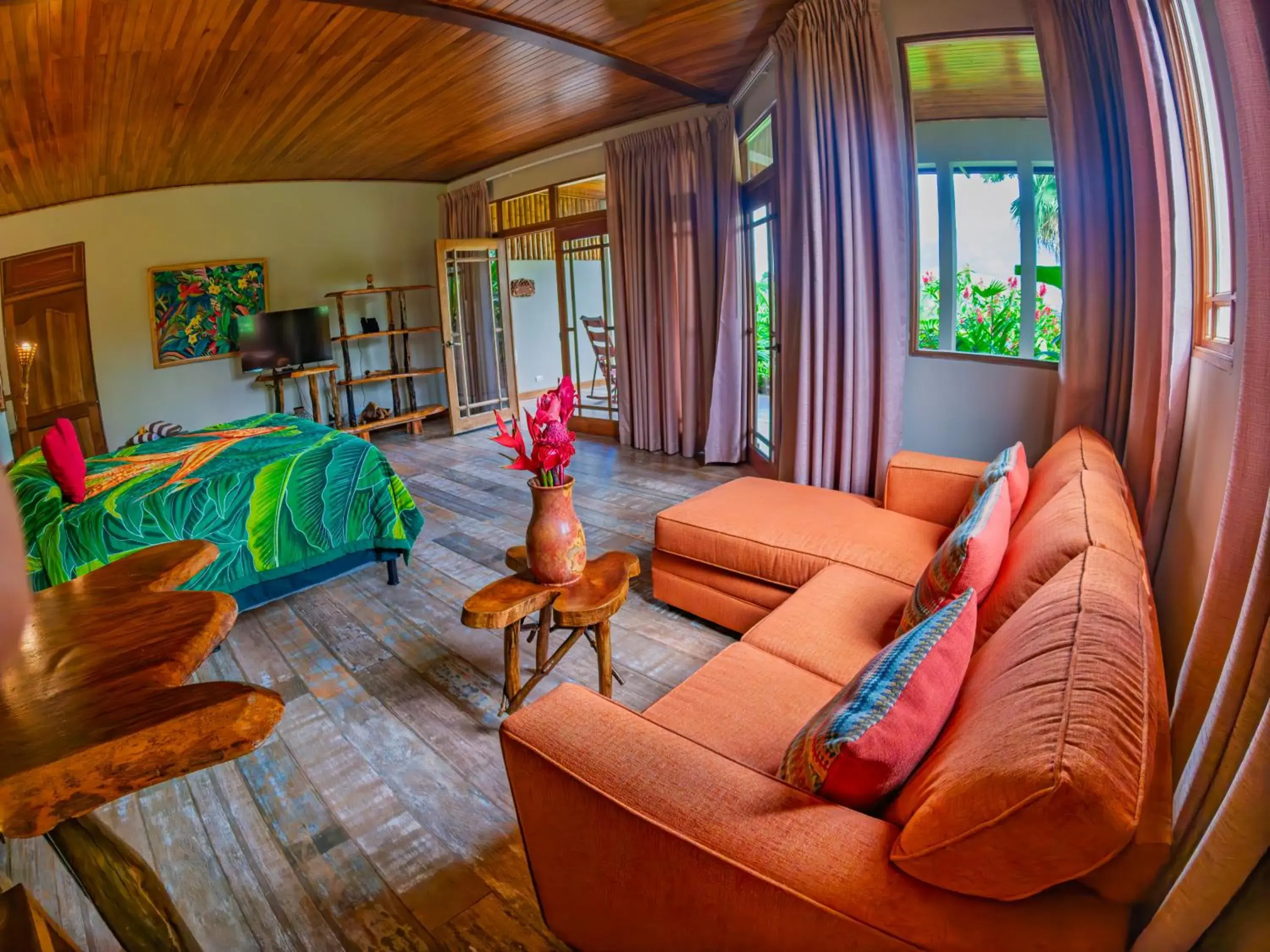 Bed in Lost Iguana Resort and Spa Bed in Lost Iguana Resort and Spa