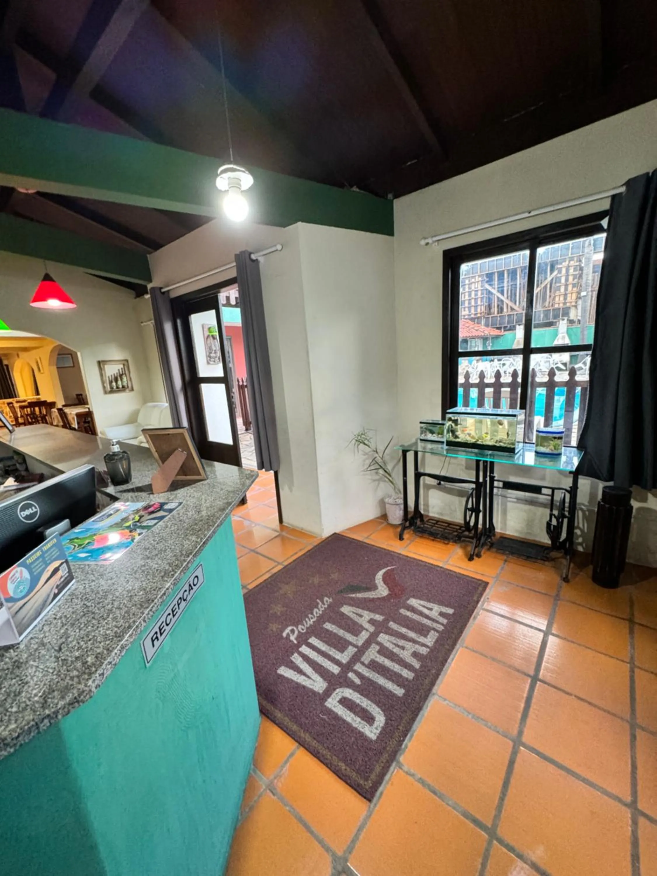 Lobby or reception in Pousada Vila D' Itália