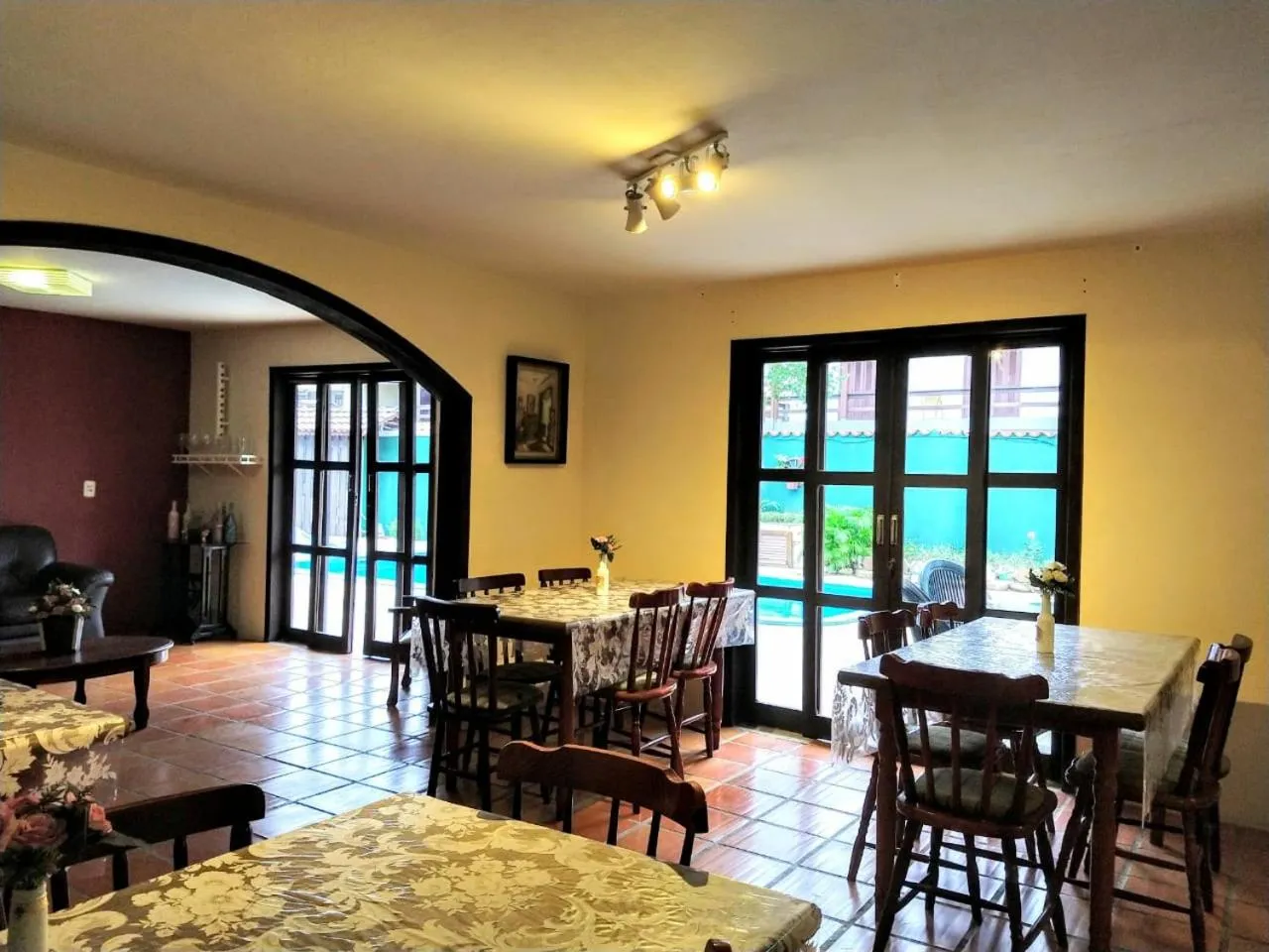Dining area in Pousada Vila D' Itália
