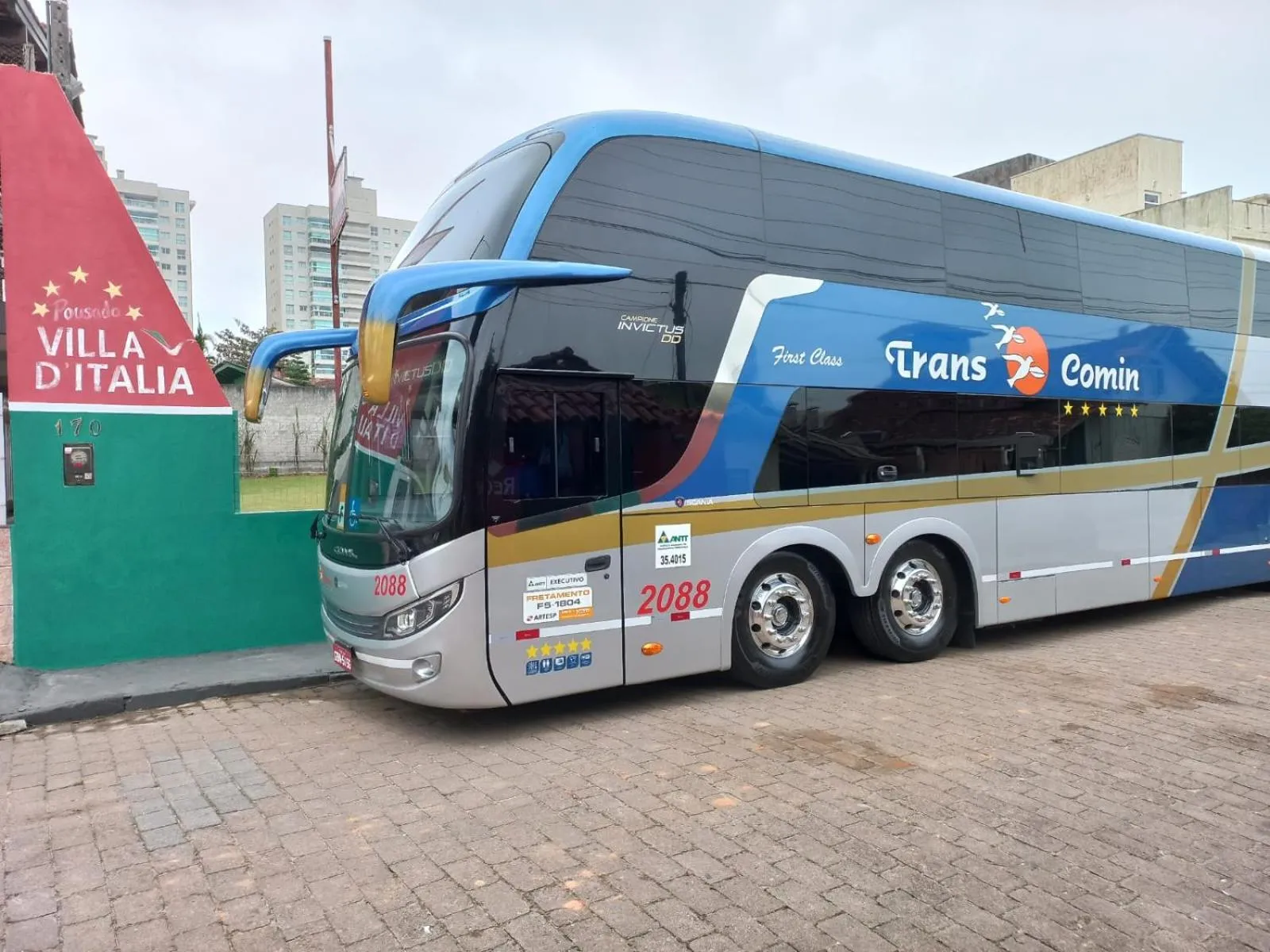 Property building in Pousada Vila D' Itália