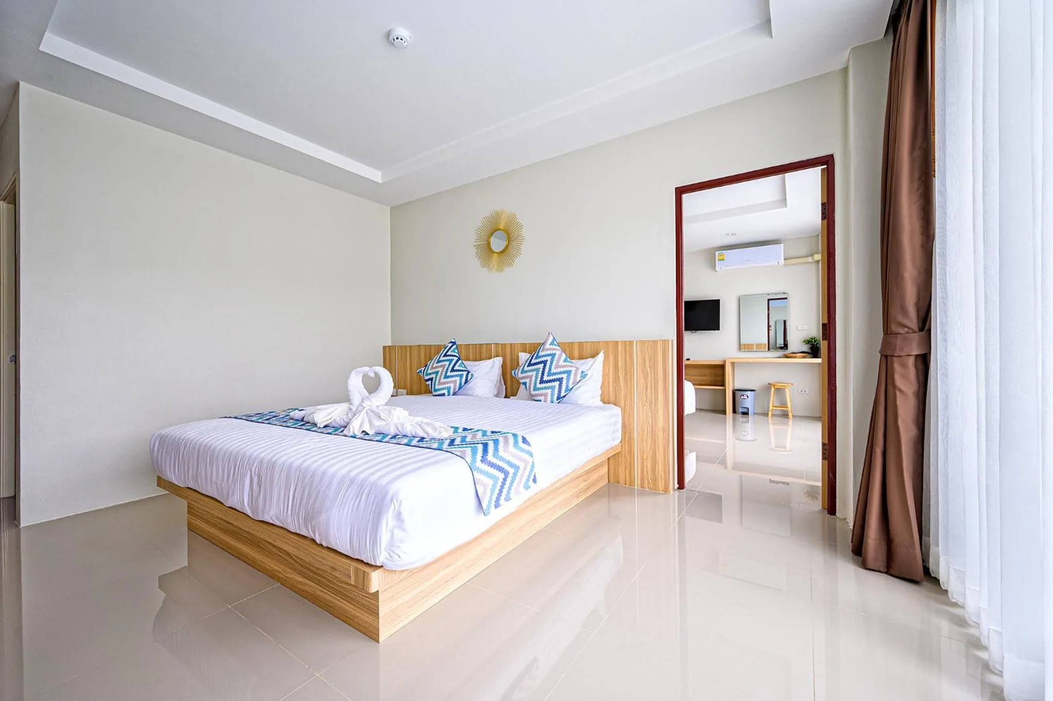 Bed in The Beach at Klong Muang