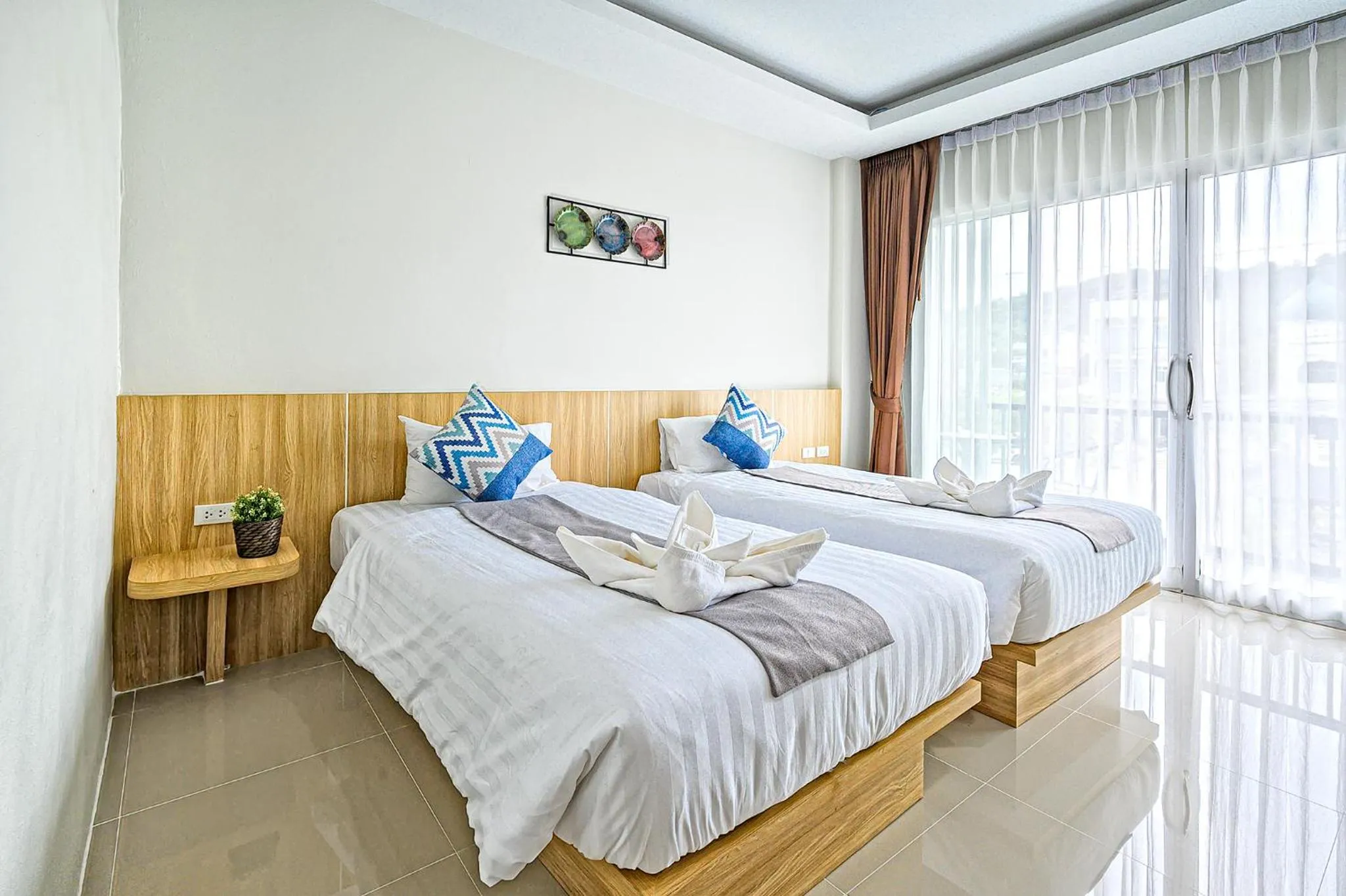 Bed in The Beach at Klong Muang