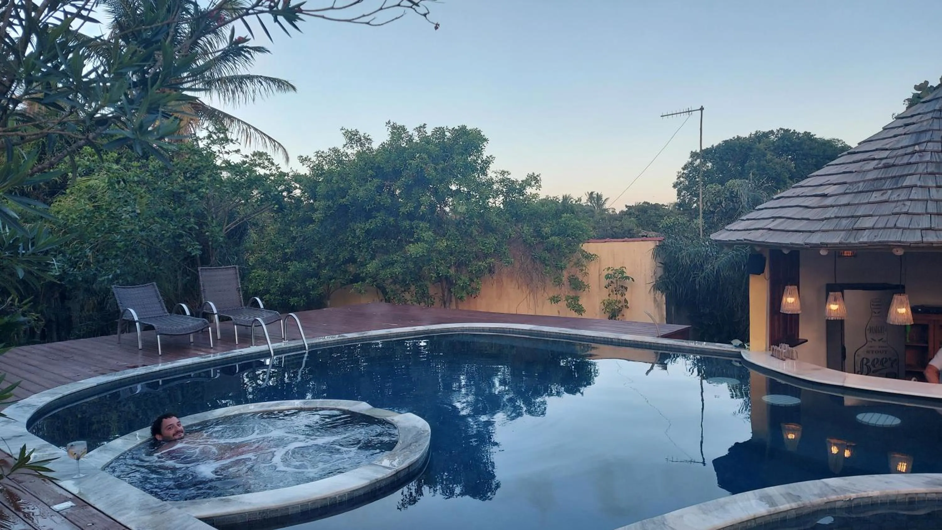 Swimming pool in Pousada Oceano