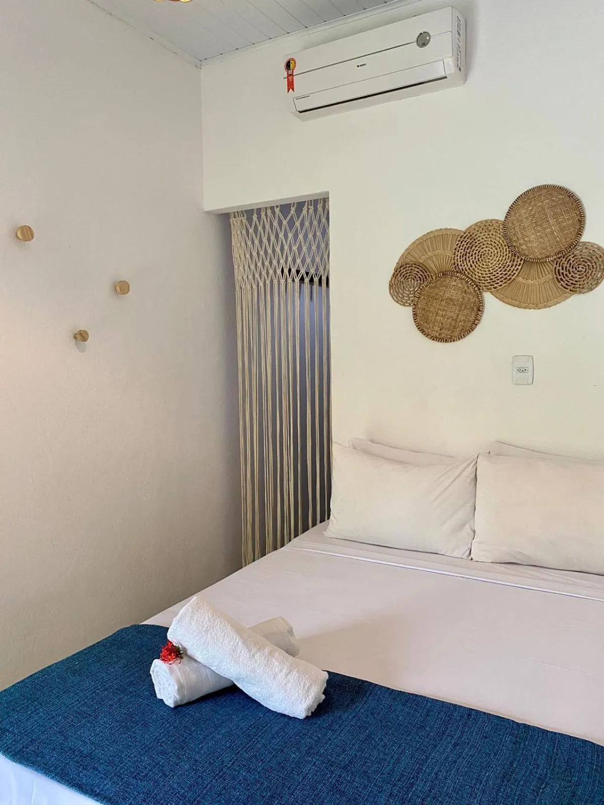 Bed in Pousada Oceano