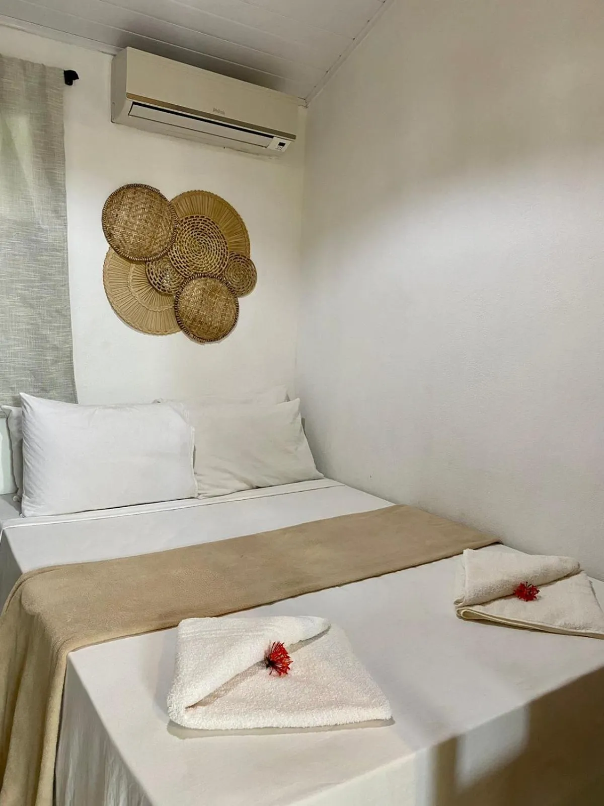 Bed in Pousada Oceano